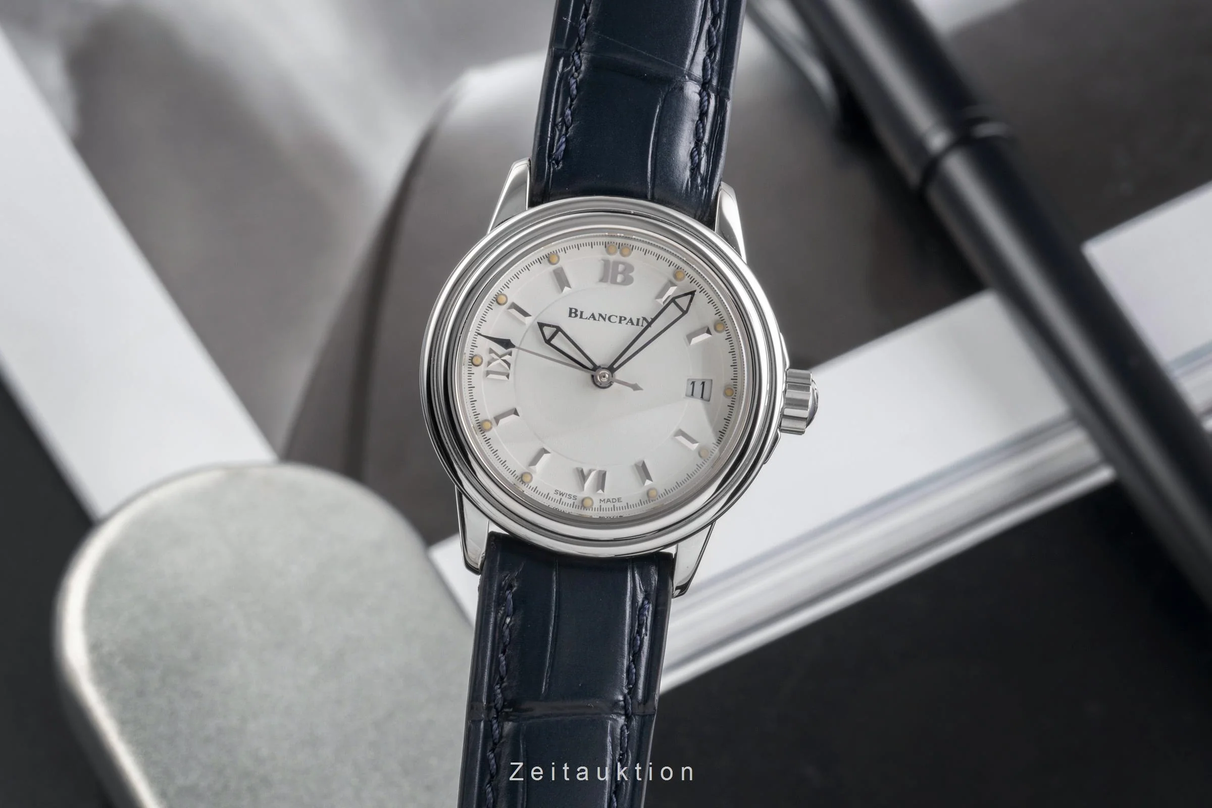 Blancpain Leman steel automatic women's watch 2102-1127-11  [2502549] - Image 2