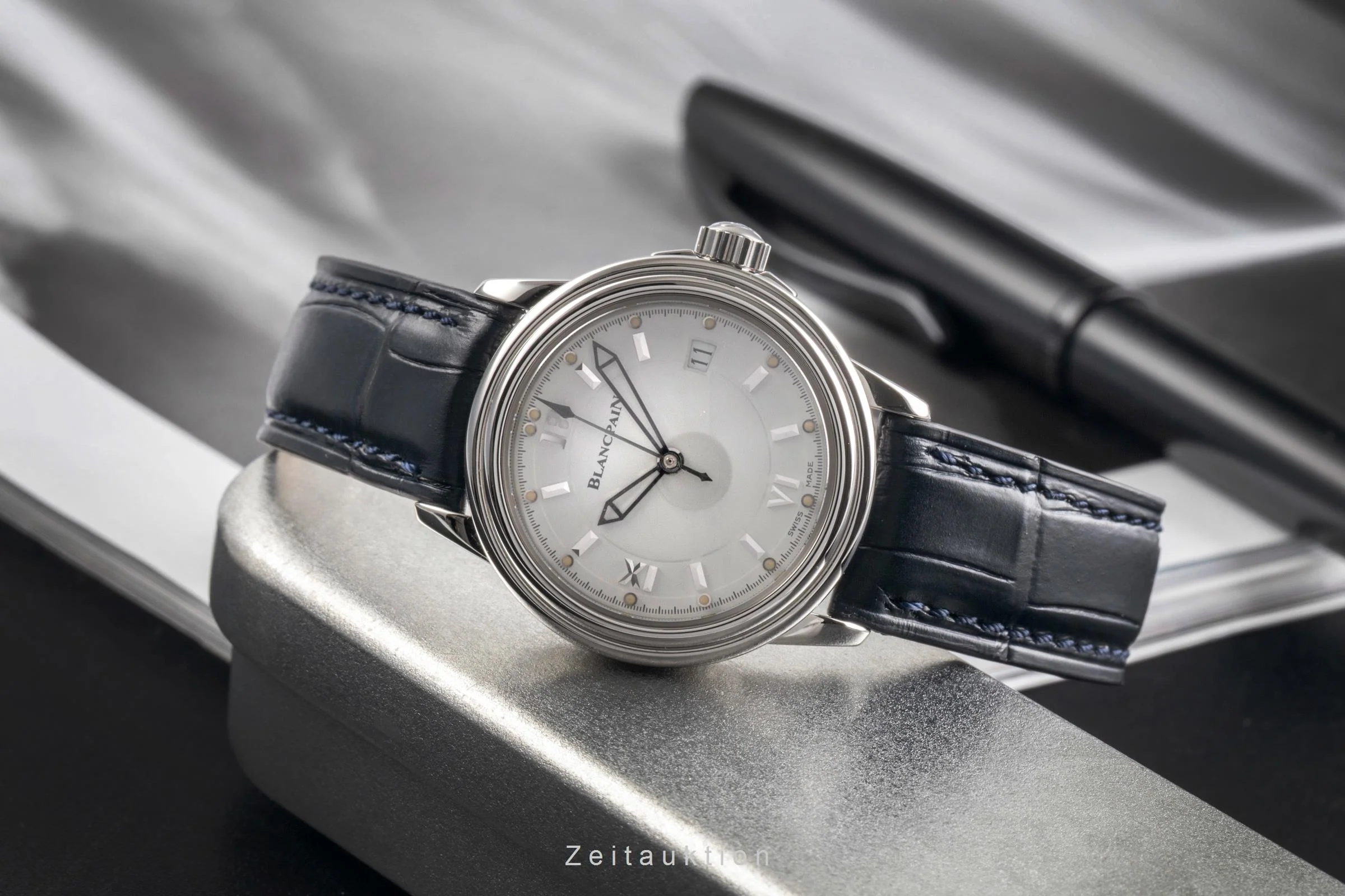 Blancpain Leman steel automatic women's watch 2102-1127-11  [2502549] - Image 3