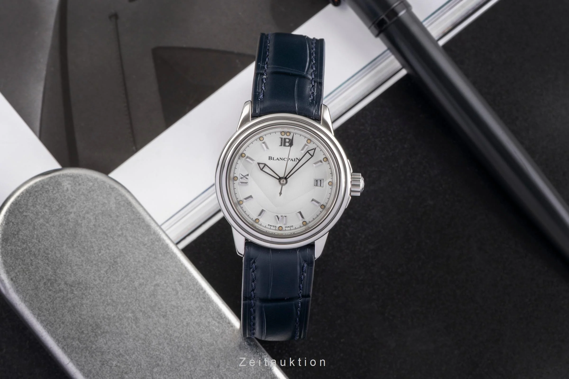 Blancpain Leman steel automatic women's watch 2102-1127-11  [2502549] - Image 4