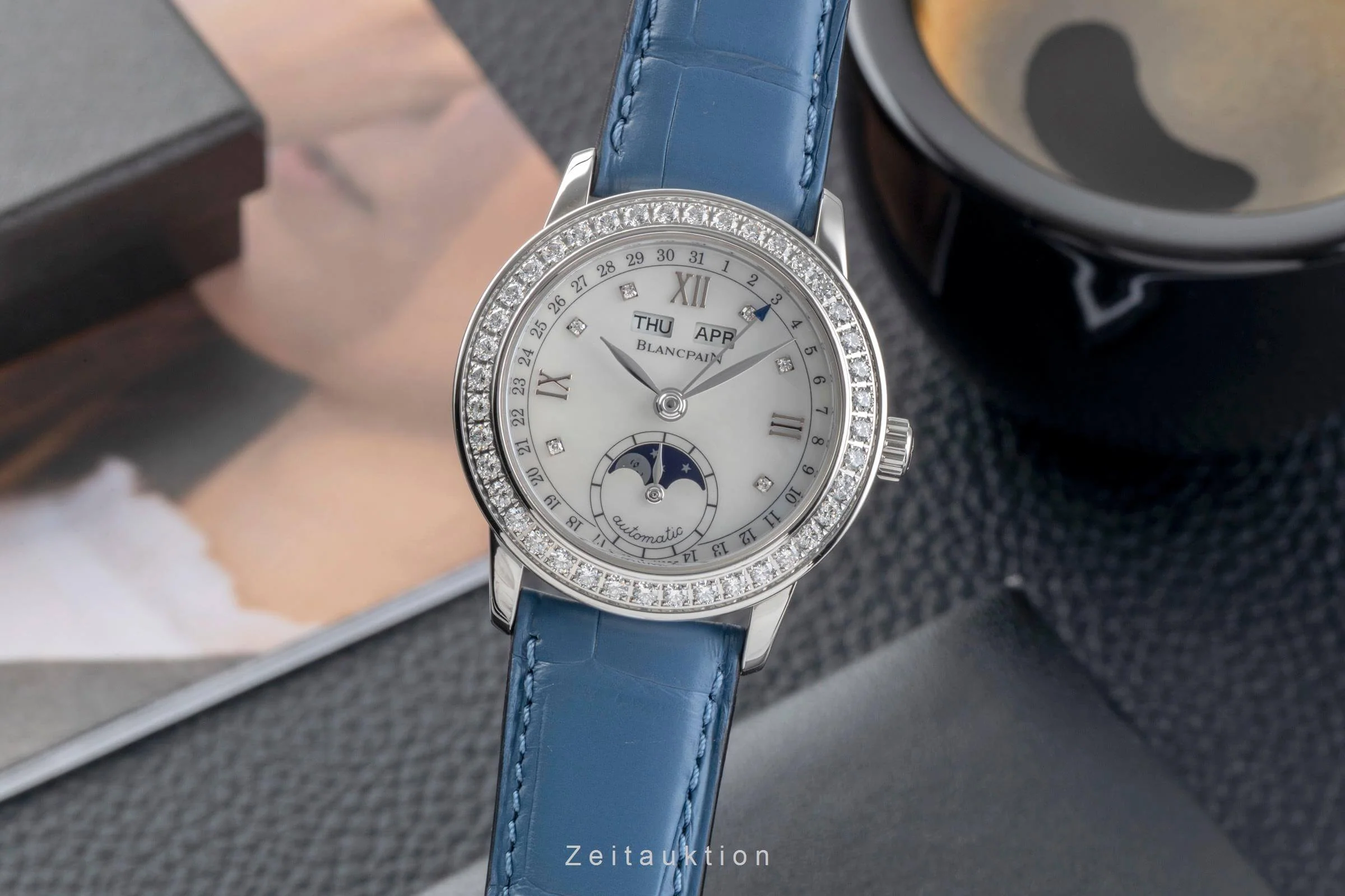 Blancpain Leman steel automatic women's watch 2360 1191A 55A  [2500266] - Image 2