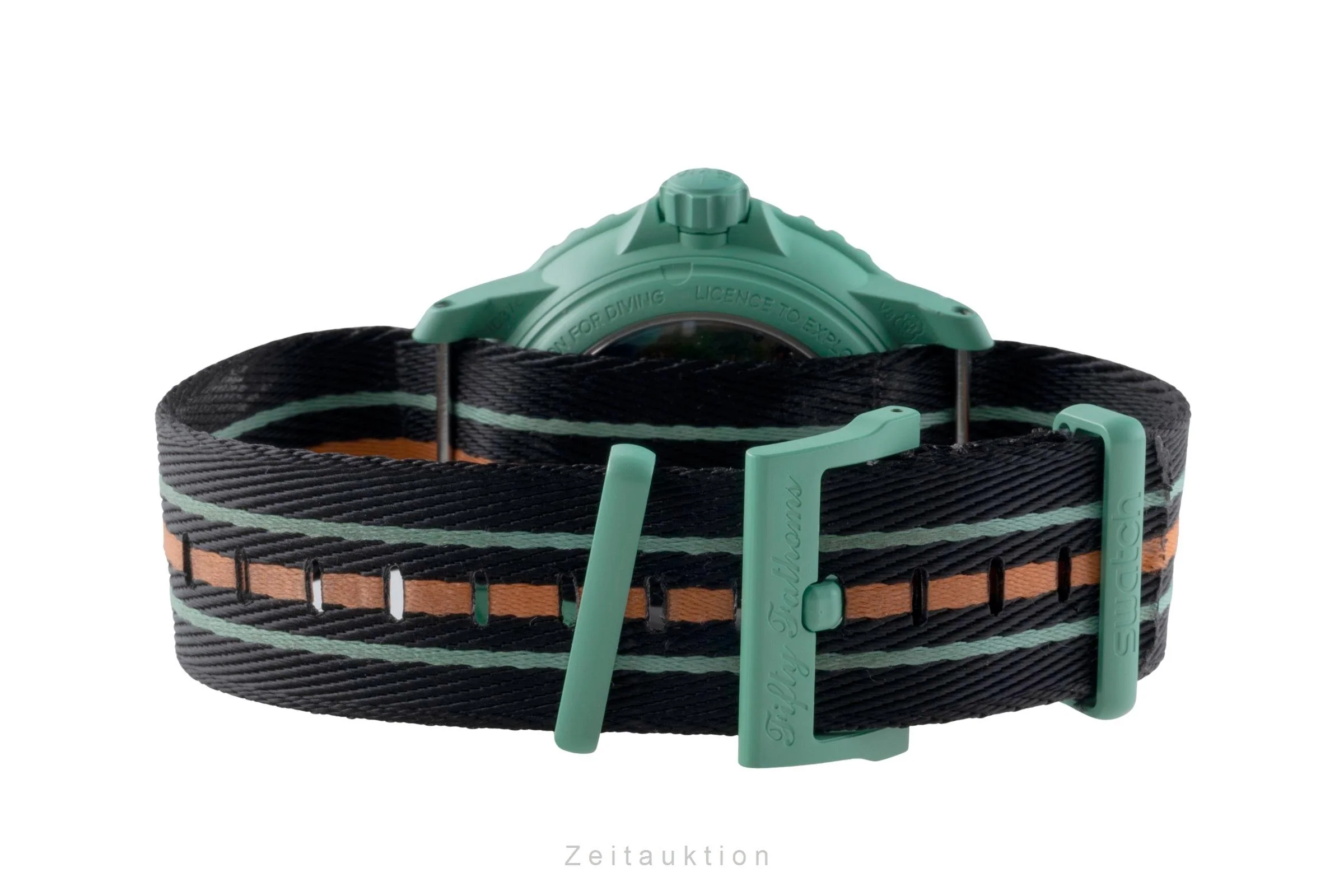 Blancpain Swatch Scuba Fifty Fathoms plastic automatic men's watch SO35I100  [2507457] - Image 13