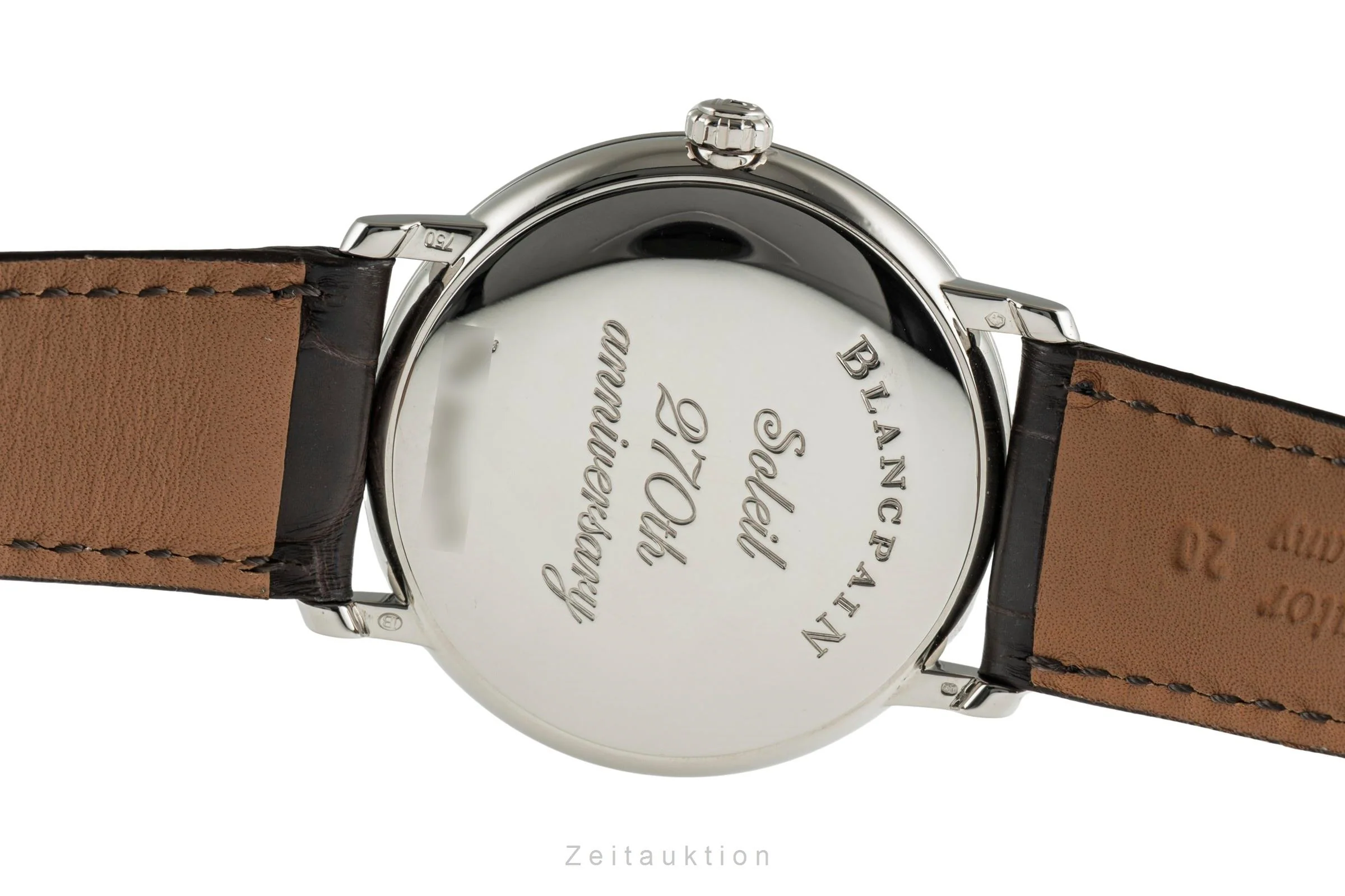 Blancpain Ultraflach 18 ct white gold automatic men's watch 6223A-1542-55B Limited  [2502253] - Image 11