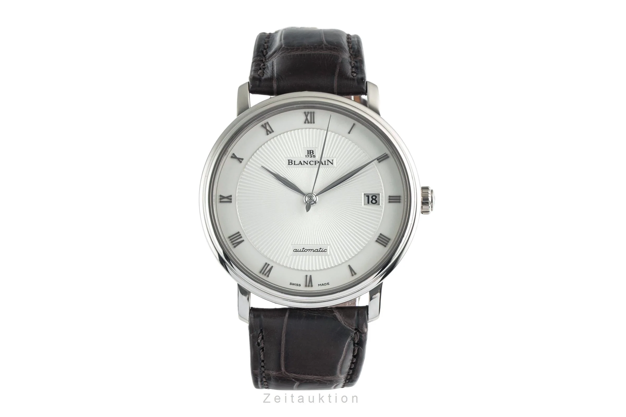 Blancpain Ultraflach 18 ct white gold automatic men's watch 6223A-1542-55B Limited  [2502253] - Image 5