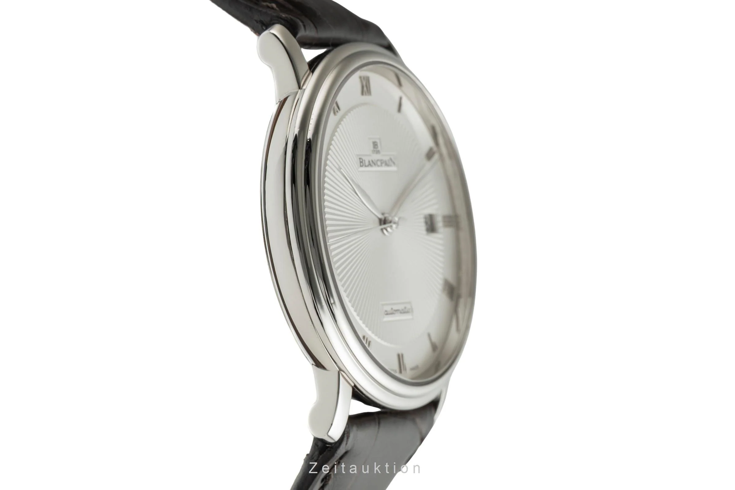 Blancpain Ultraflach 18 ct white gold automatic men's watch 6223A-1542-55B Limited  [2502253] - Image 8