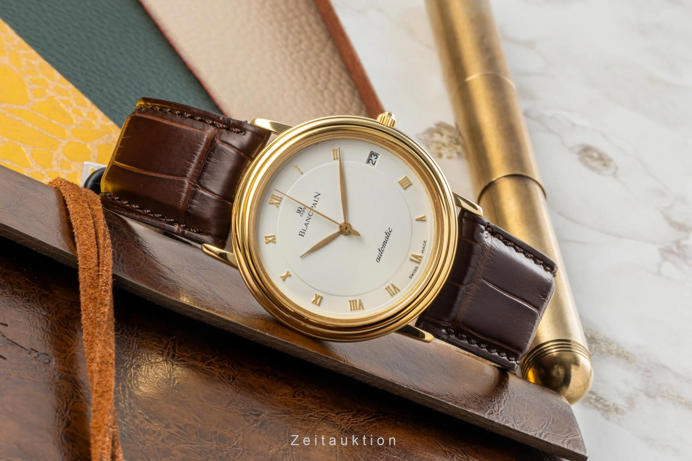 Blancpain Villeret 18 ct gold automatic men's watch 00951418  [2207593] - Image 2