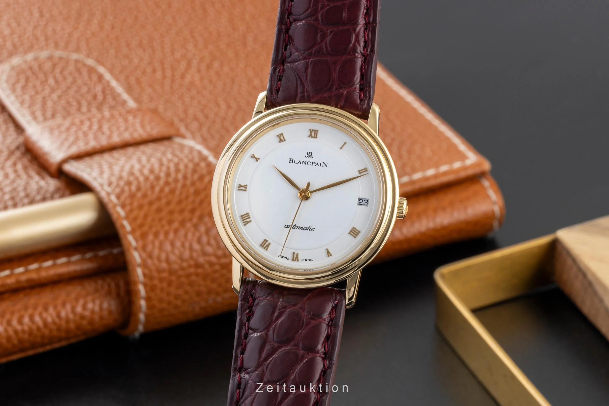 Blancpain Villeret 18 ct gold automatic men's watch 1195-1418  [2507400] - Image 2