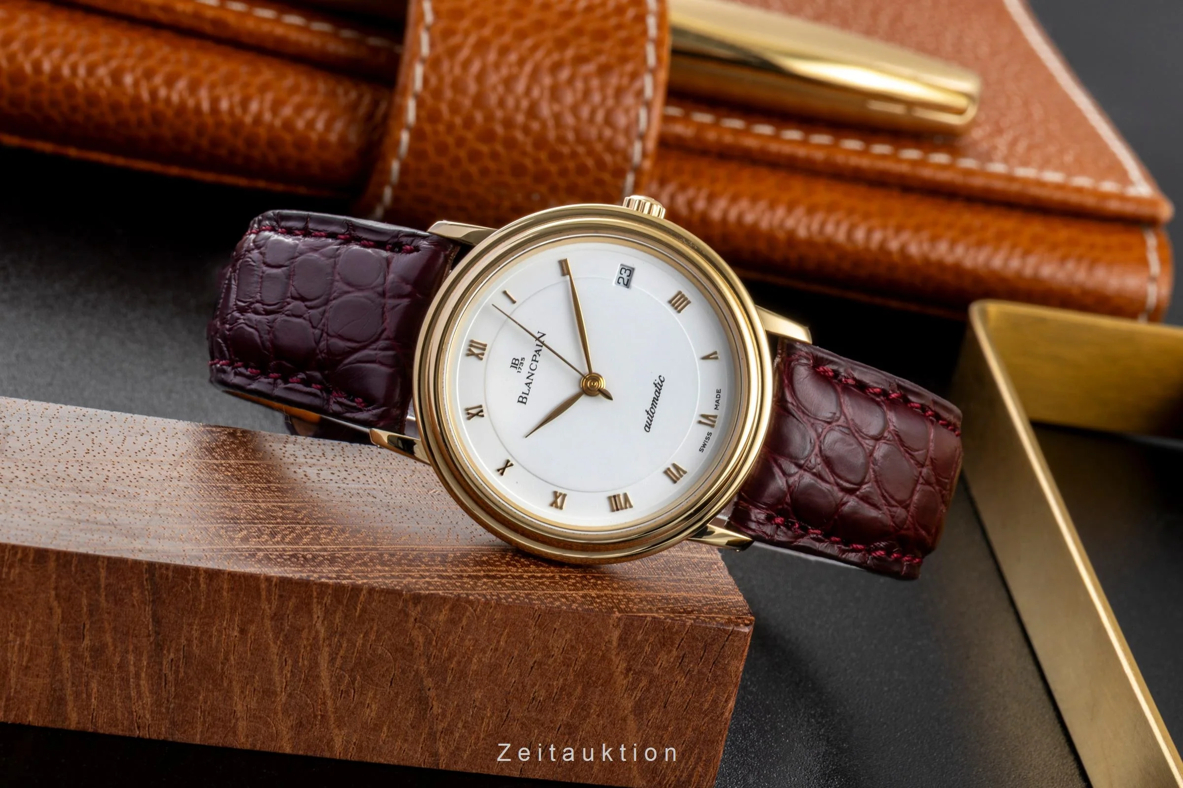 Blancpain Villeret 18 ct gold automatic men's watch 1195-1418  [2507400] - Image 3