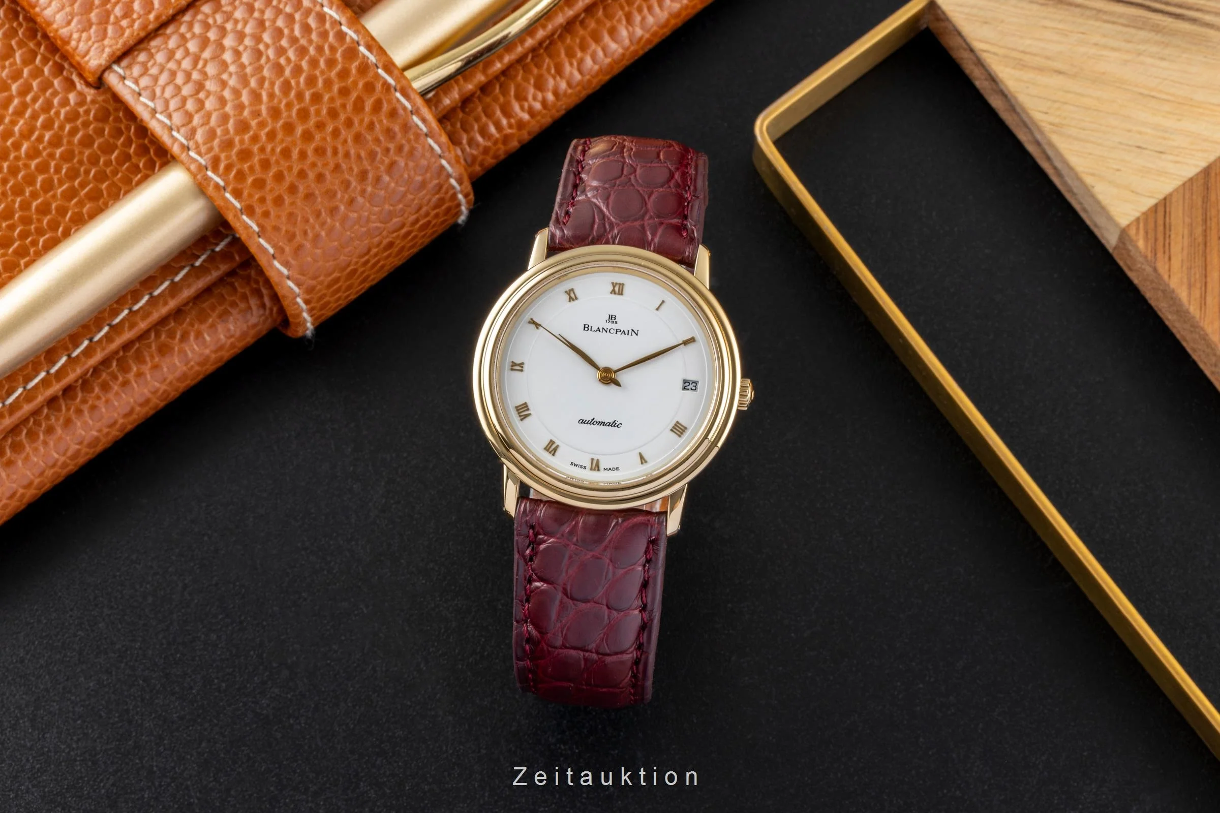 Blancpain Villeret 18 ct gold automatic men's watch 1195-1418  [2507400] - Image 4