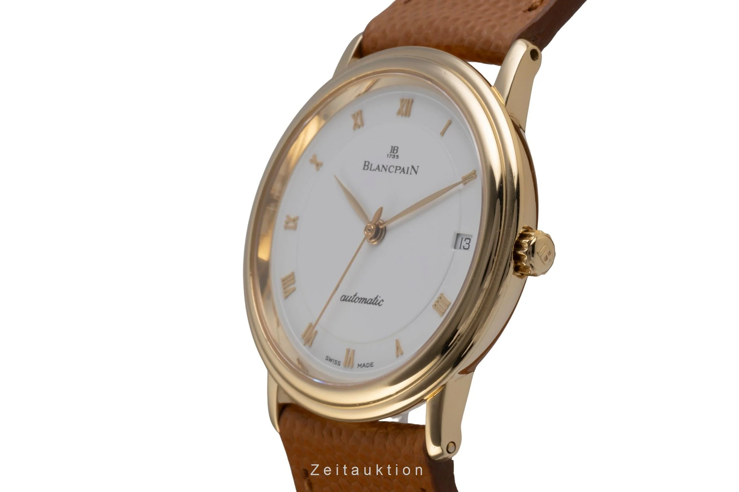 Blancpain Villeret 18 ct gold automatic men's watch 1195-1418-58  [2504599] - Image 7
