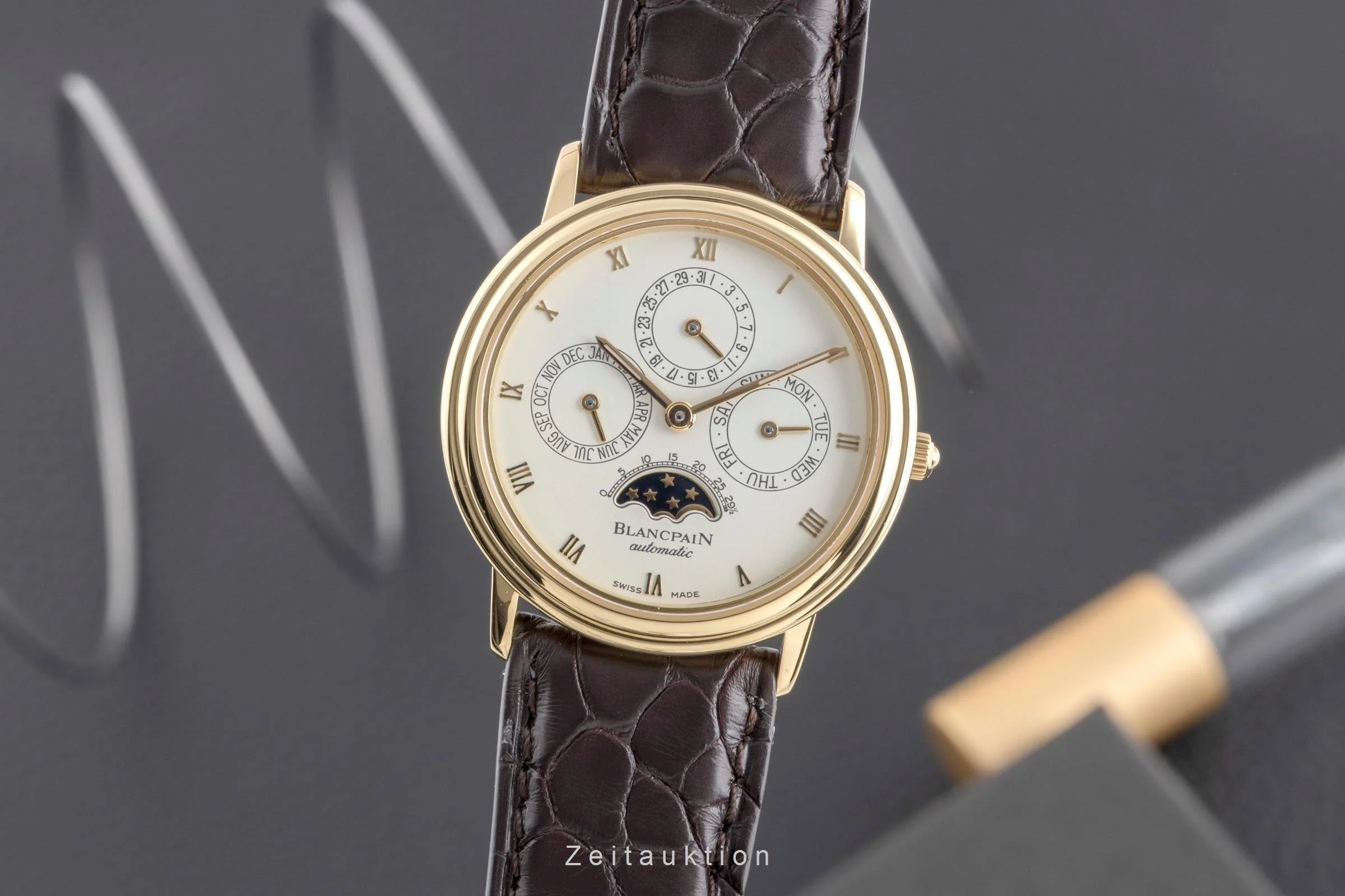 Blancpain Villeret 18 ct gold automatic men's watch 5395-1418 LP: 27250EUR  [2502415] - Image 2