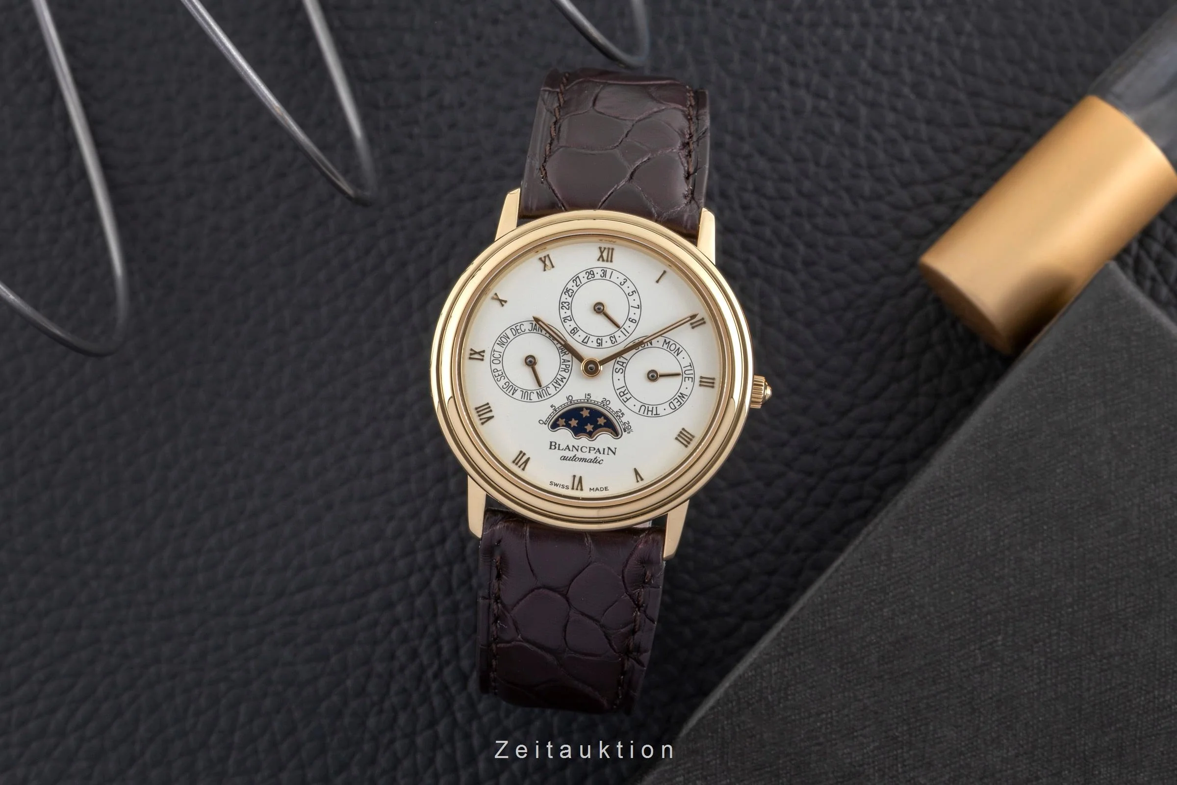 Blancpain Villeret 18 ct gold automatic men's watch 5395-1418 LP: 27250EUR  [2502415] - Image 4