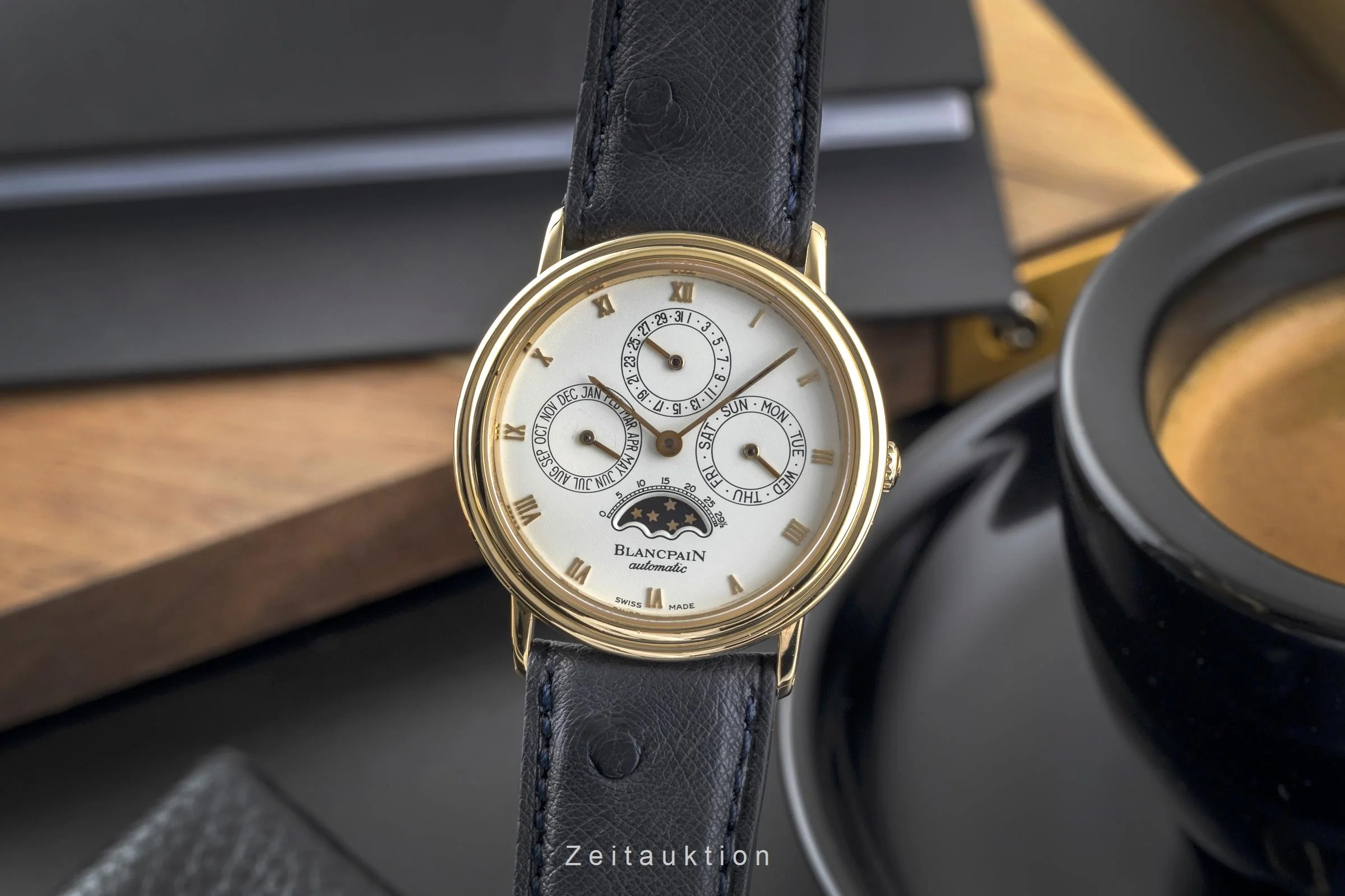 Blancpain Villeret 18 ct gold automatic men's watch 5395-1418  [2502536] - Image 2