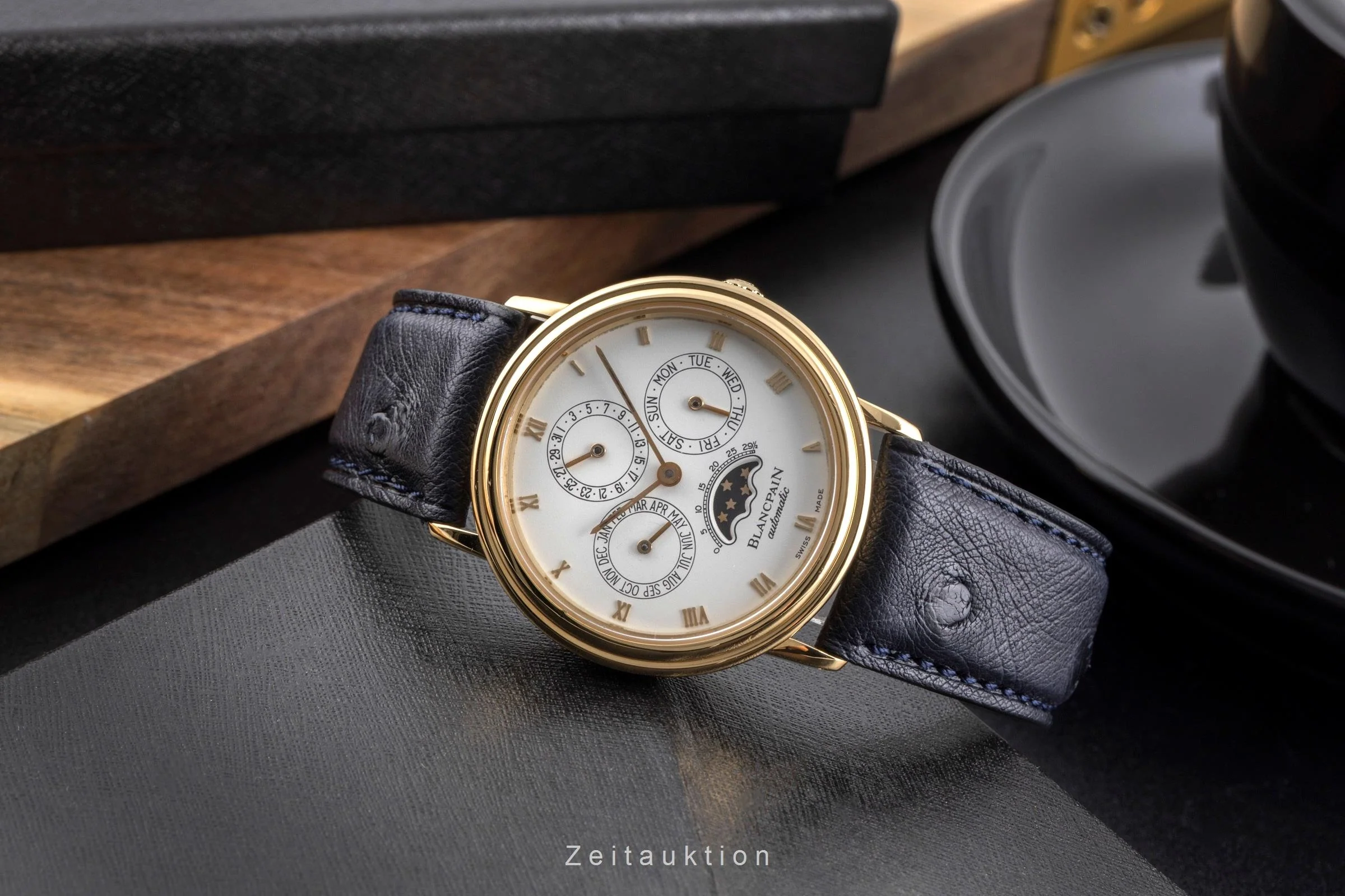Blancpain Villeret 18 ct gold automatic men's watch 5395-1418  [2502536] - Image 3
