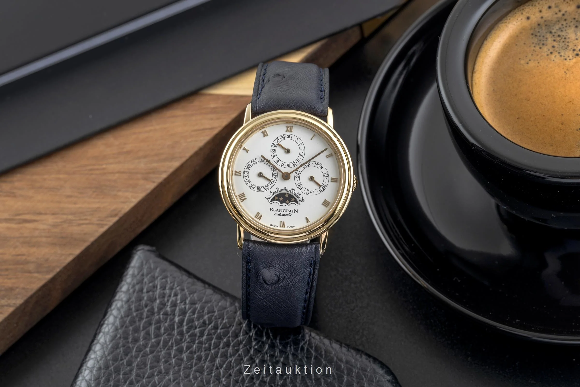 Blancpain Villeret 18 ct gold automatic men's watch 5395-1418  [2502536] - Image 4