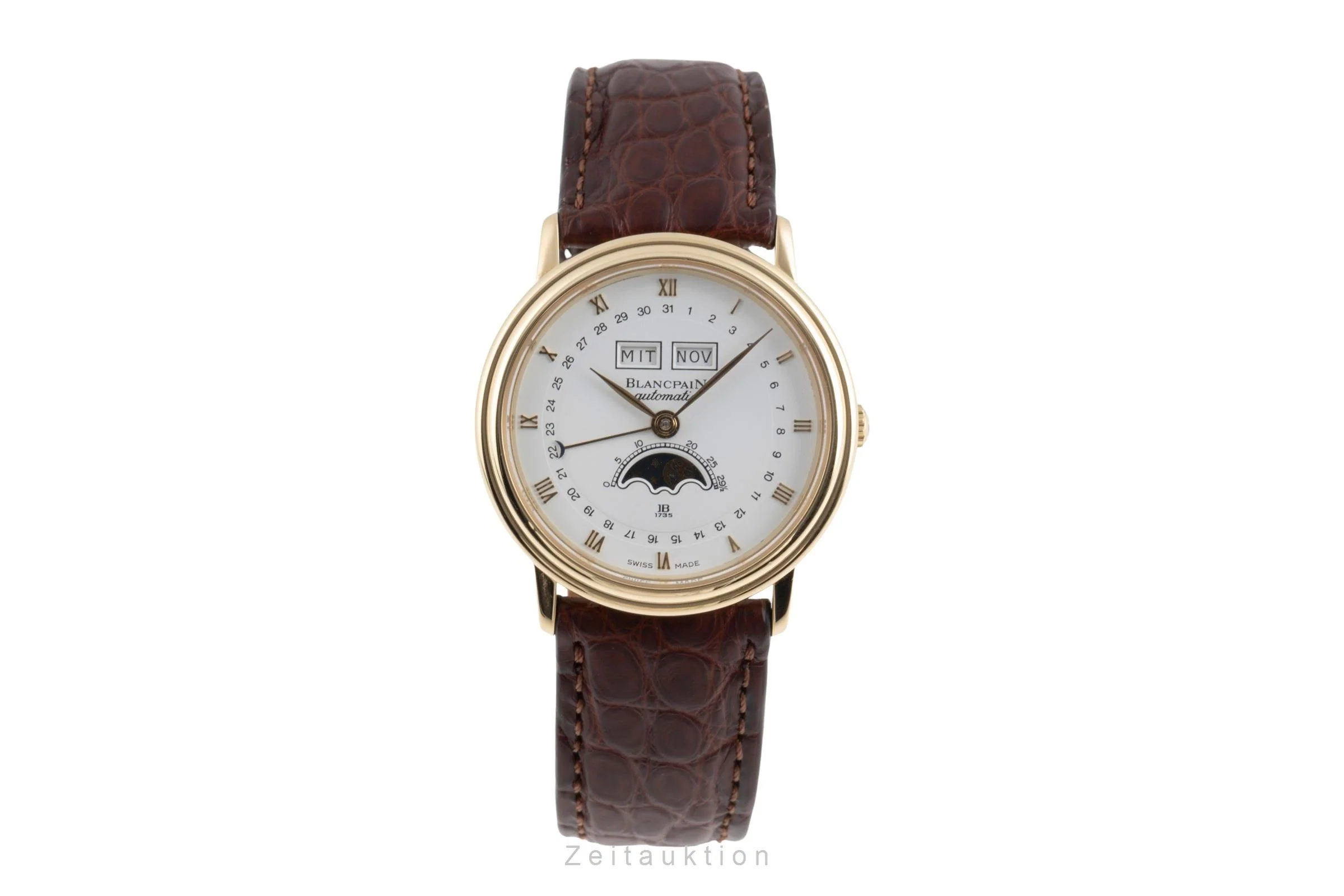Blancpain Villeret 18 ct gold automatic men's watch 6595-1418  [2503426] - Image 5
