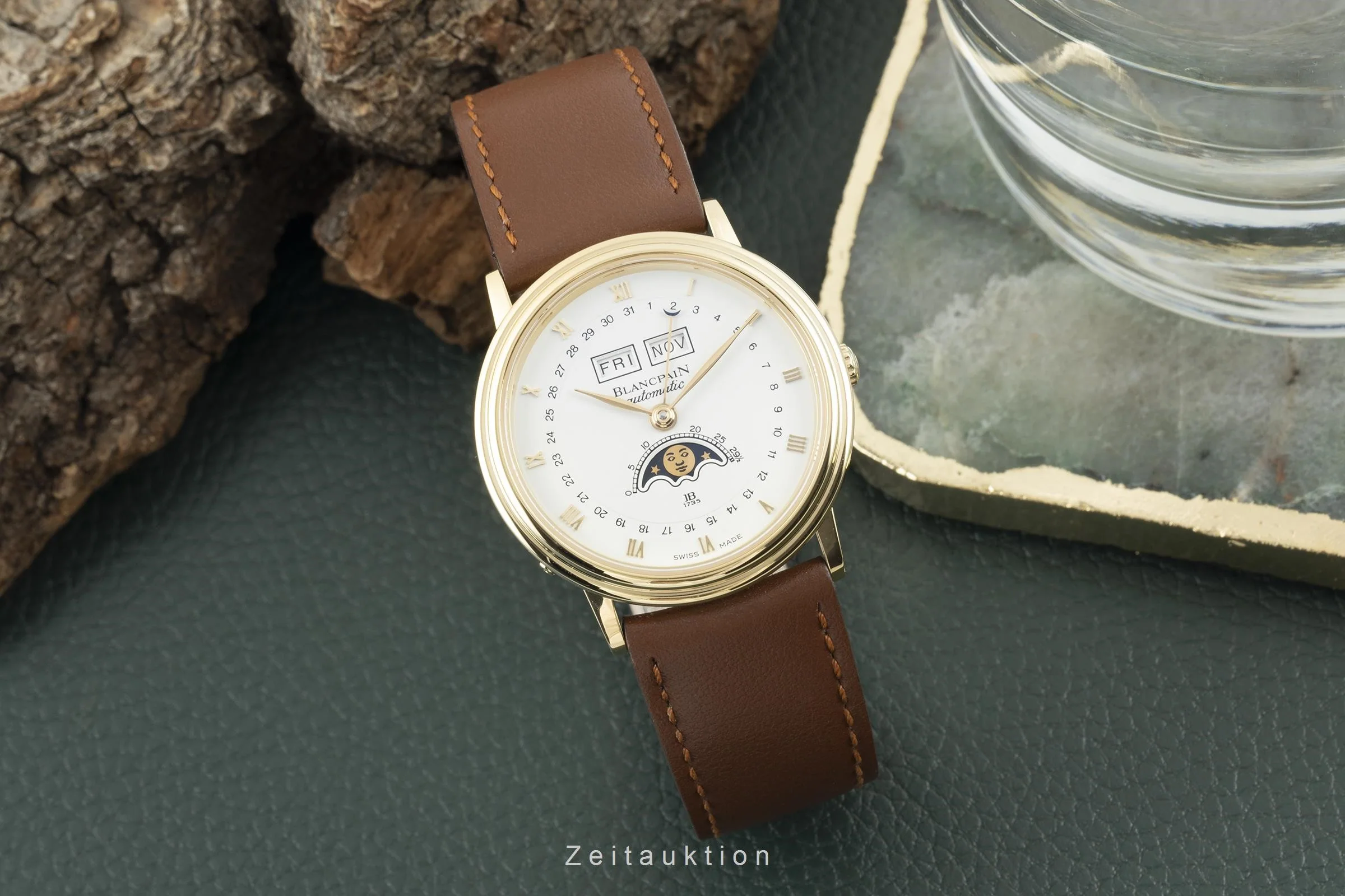Blancpain Villeret 18 ct gold automatic men's watch 6595-1418-58  [2204530] - Image 3