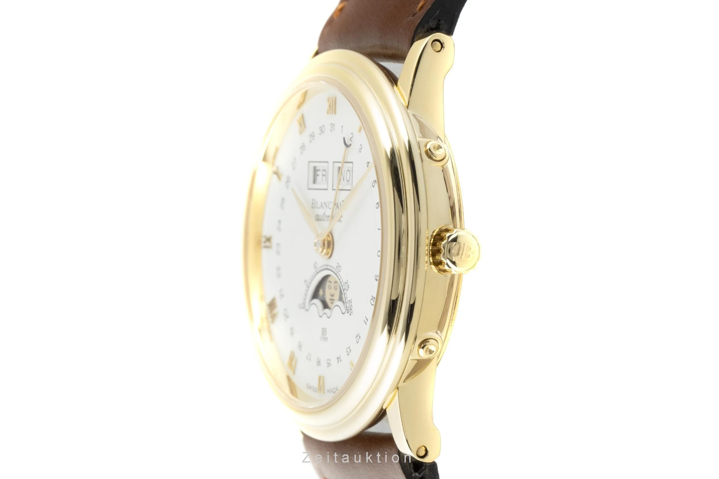 Blancpain Villeret 18 ct gold automatic men's watch 6595-1418-58  [2204530] - Image 6