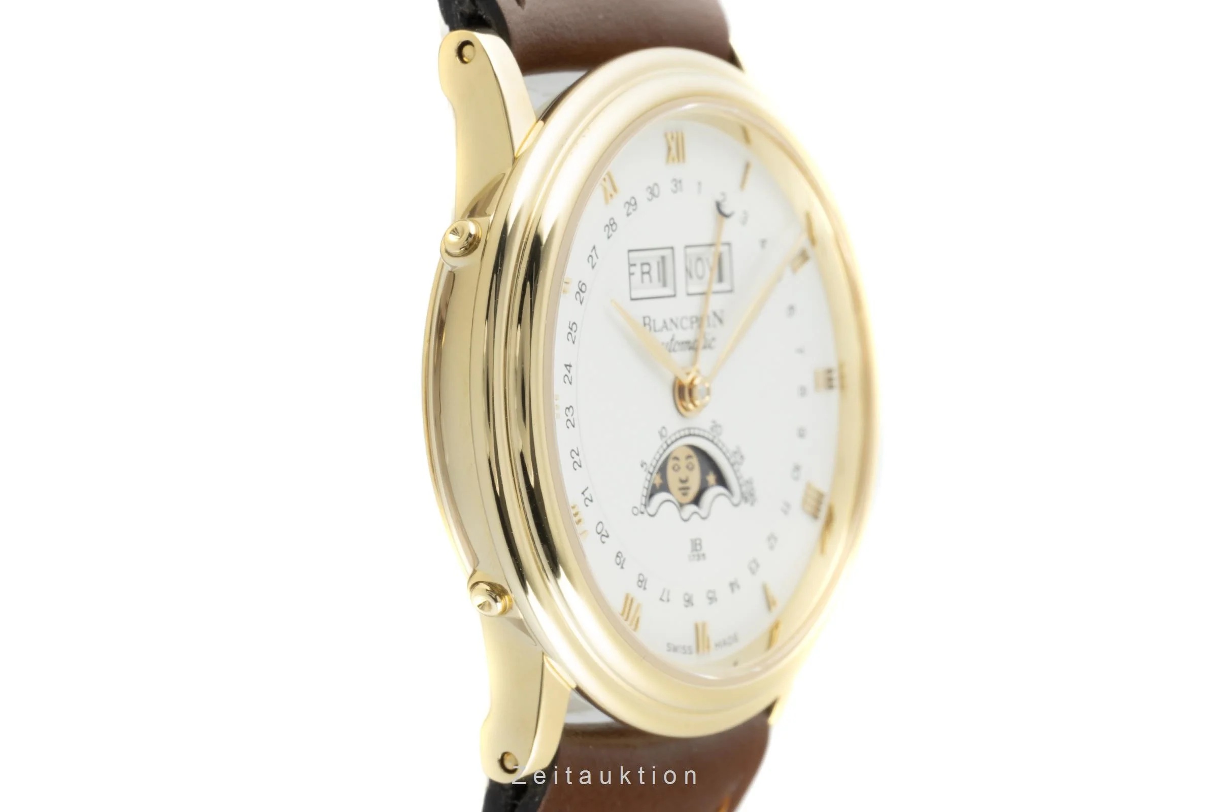 Blancpain Villeret 18 ct gold automatic men's watch 6595-1418-58  [2204530] - Image 7