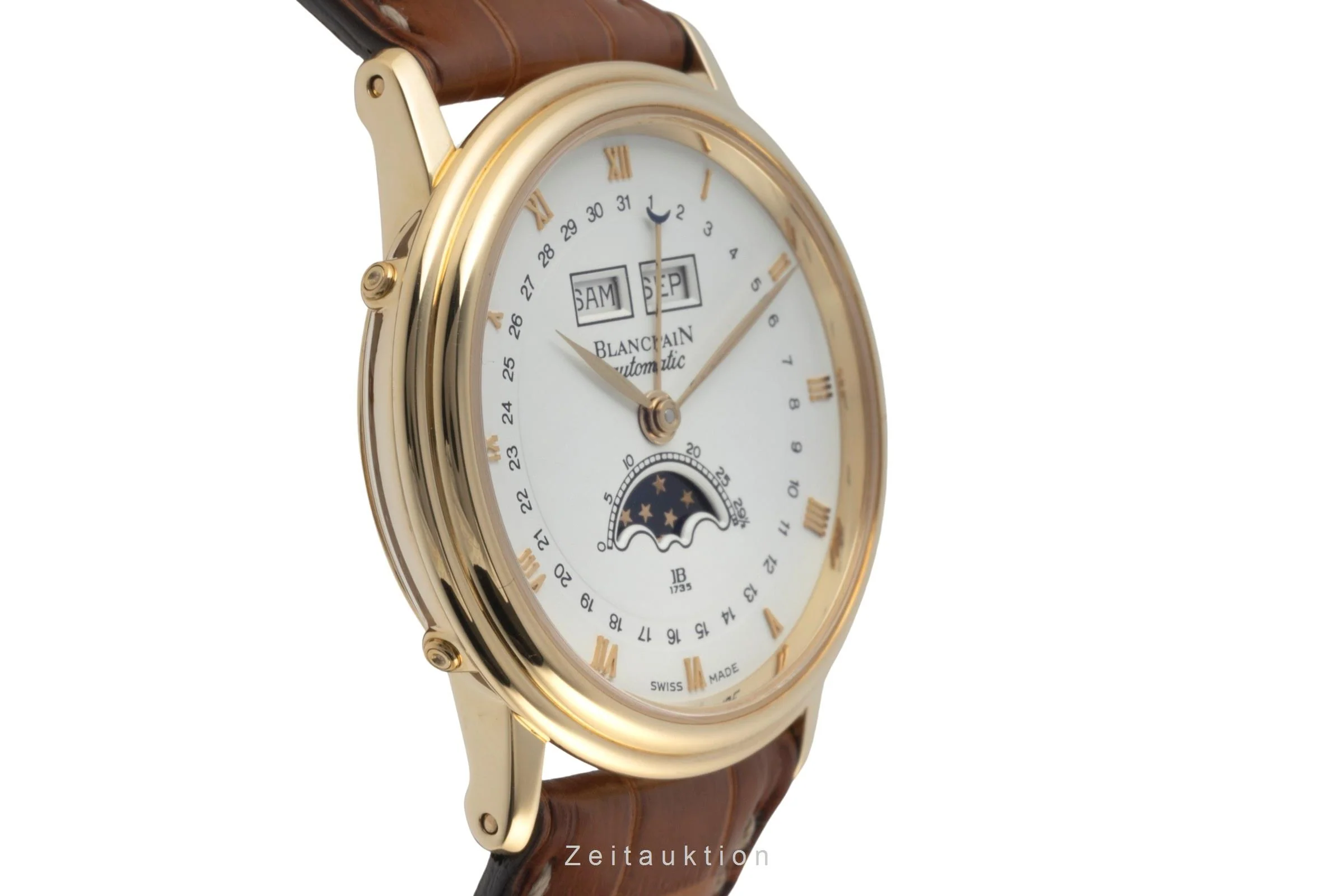 Blancpain Villeret 18 ct gold automatic men's watch 6595-1418 F 55 LP: 27250EUR  [2400689] - Image 7
