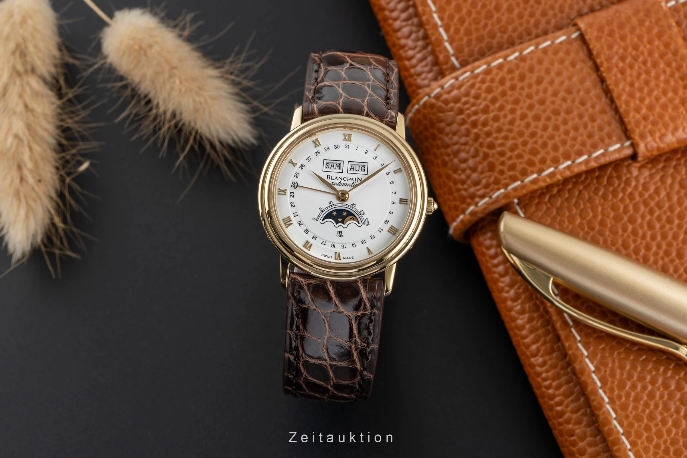 Blancpain Villeret 18 ct gold automatic men's watch 6595  [2502417] - Image 4