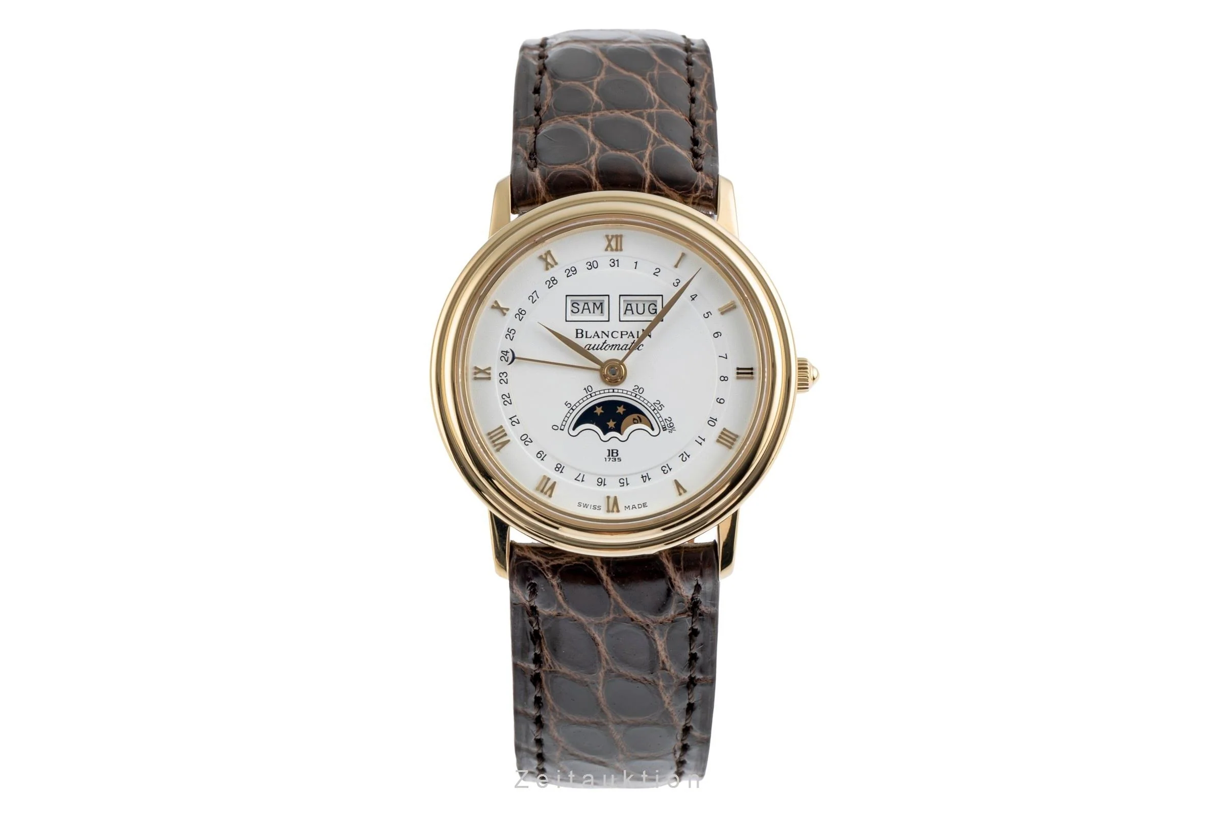 Blancpain Villeret 18 ct gold automatic men's watch 6595  [2502417] - Image 5