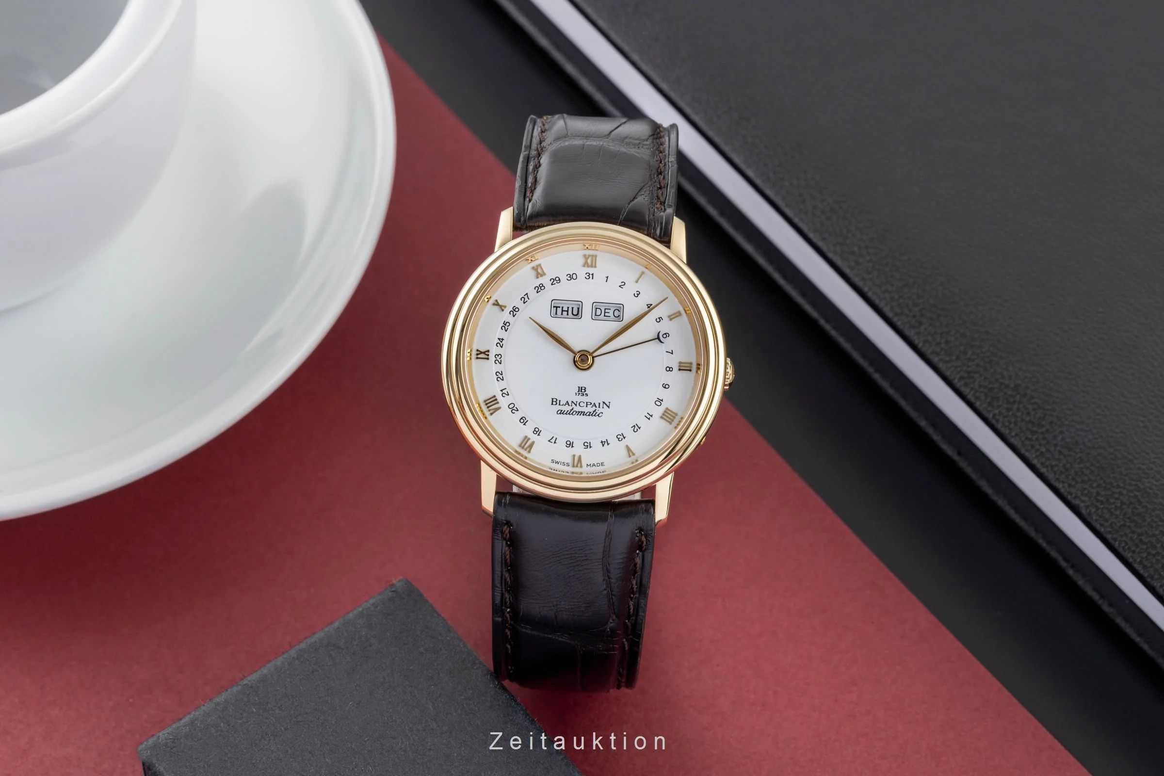 Blancpain Villeret 18 ct gold automatic men's watch 6695-1418  [2504239] - Image 4