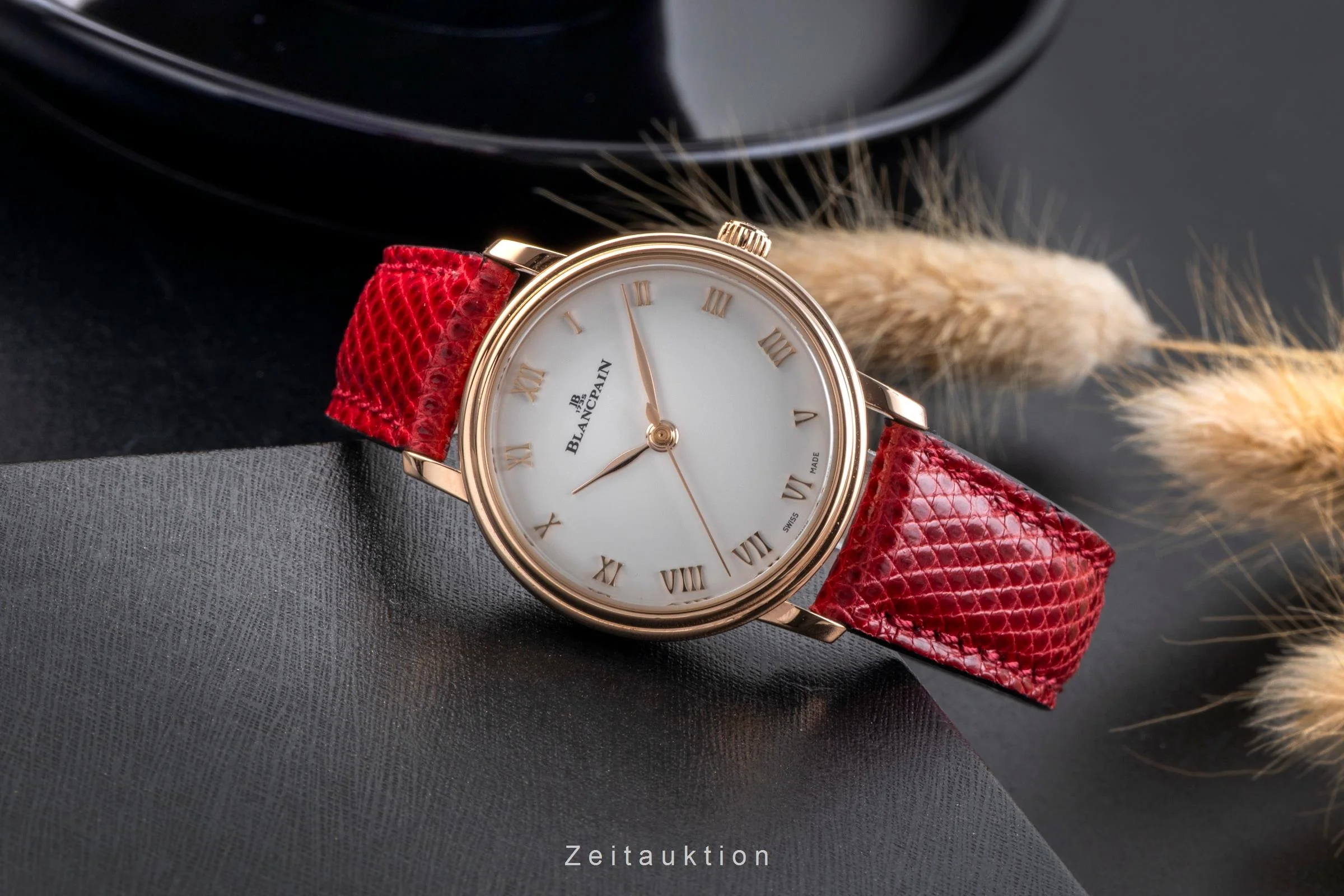 Blancpain Villeret 18 ct red gold automatic women's watch 6104-3642-55A  [2505087] - Image 3