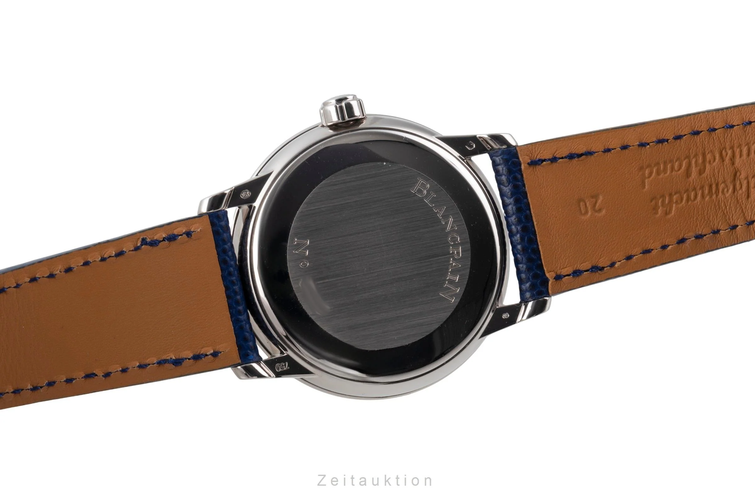 Blancpain Villeret 18 ct white gold automatic men's watch 6850-1540-55  [2506931] - Image 12