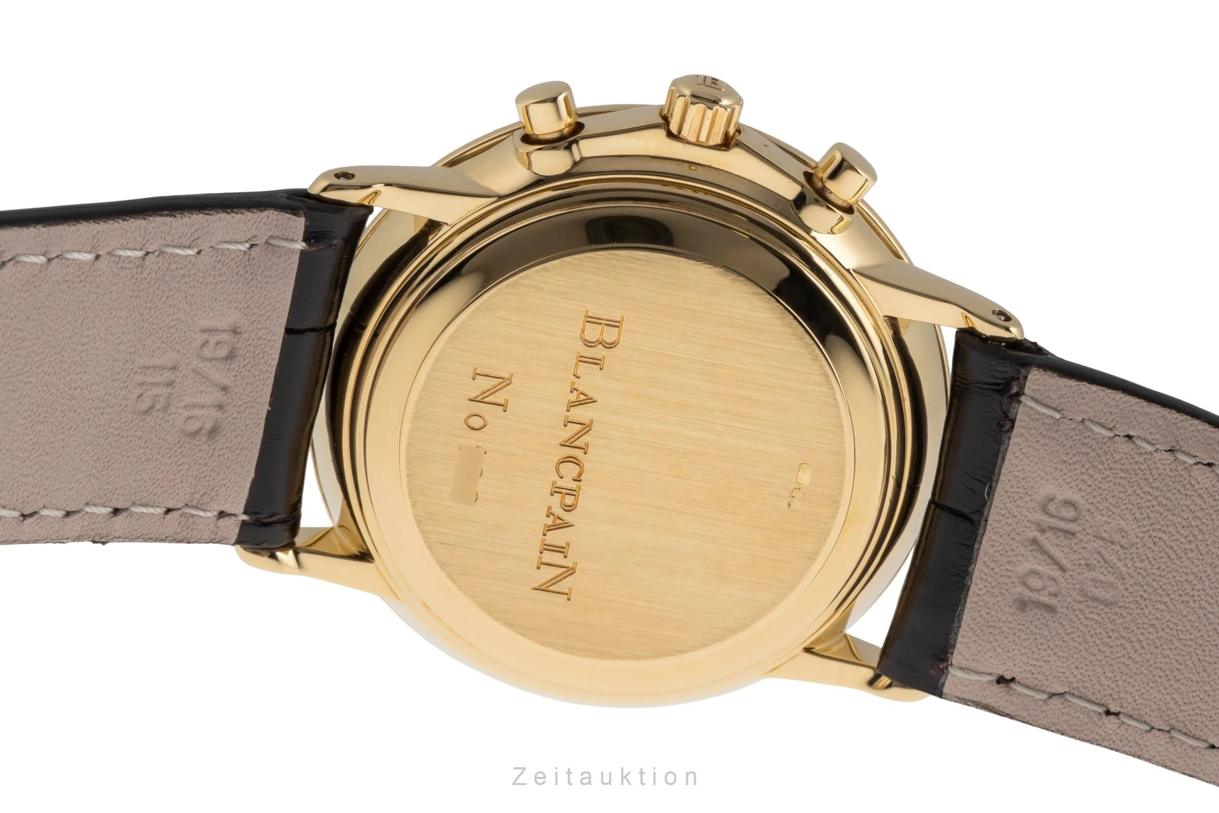 Blancpain Villeret chronograph 18 ct gold automatic men's watch 1185.1418.55  [2502654] - Image 12