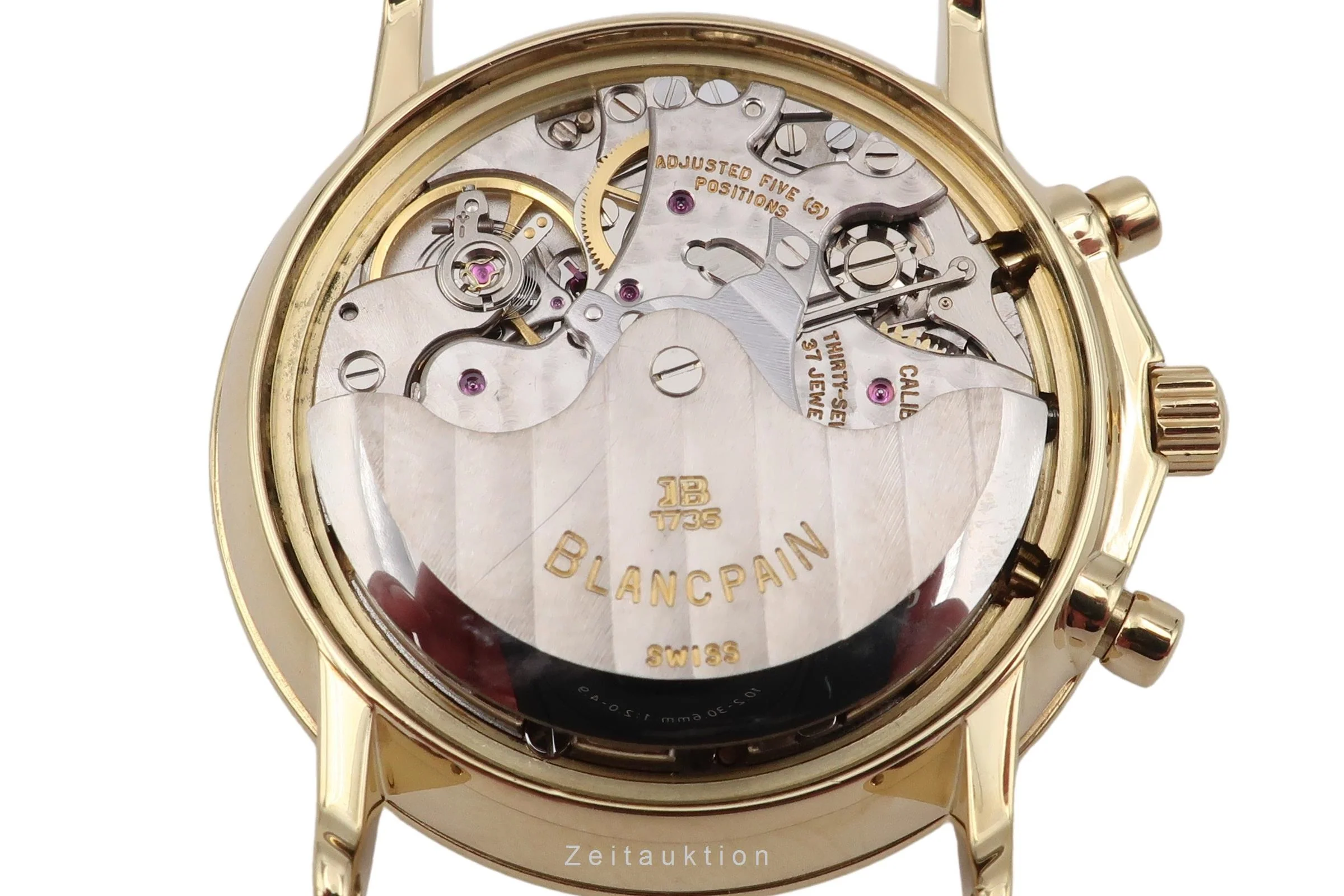 Blancpain Villeret chronograph 18 ct gold automatic men's watch 1185.1418.55  [2502654] - Image 14