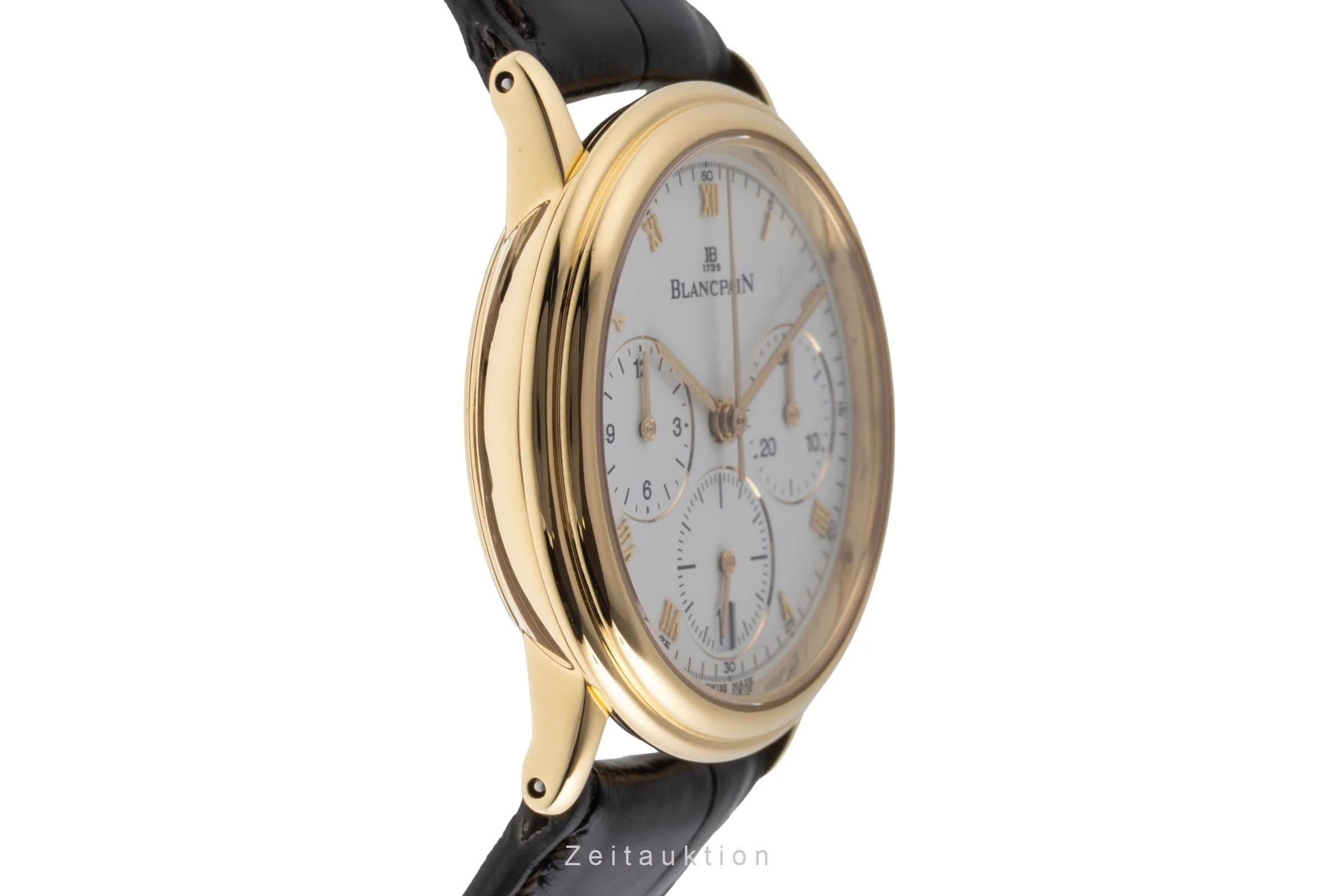Blancpain Villeret chronograph 18 ct gold automatic men's watch 1185.1418.55  [2502654] - Image 8