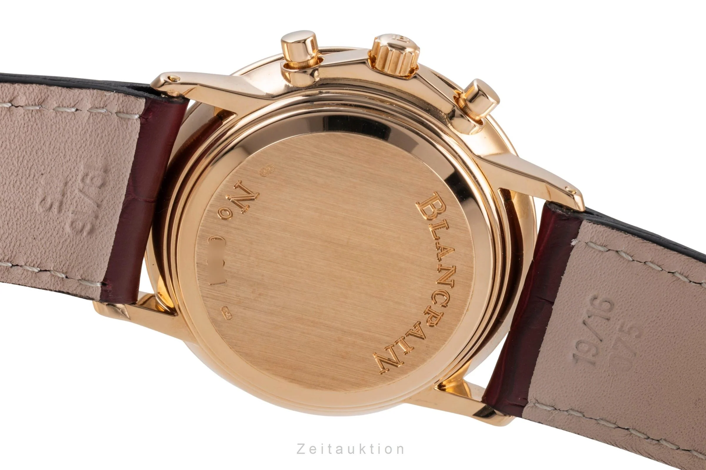 Blancpain Villeret chronograph 18 ct gold automatic men's watch 1185-1418-55  [2503934] - Image 11