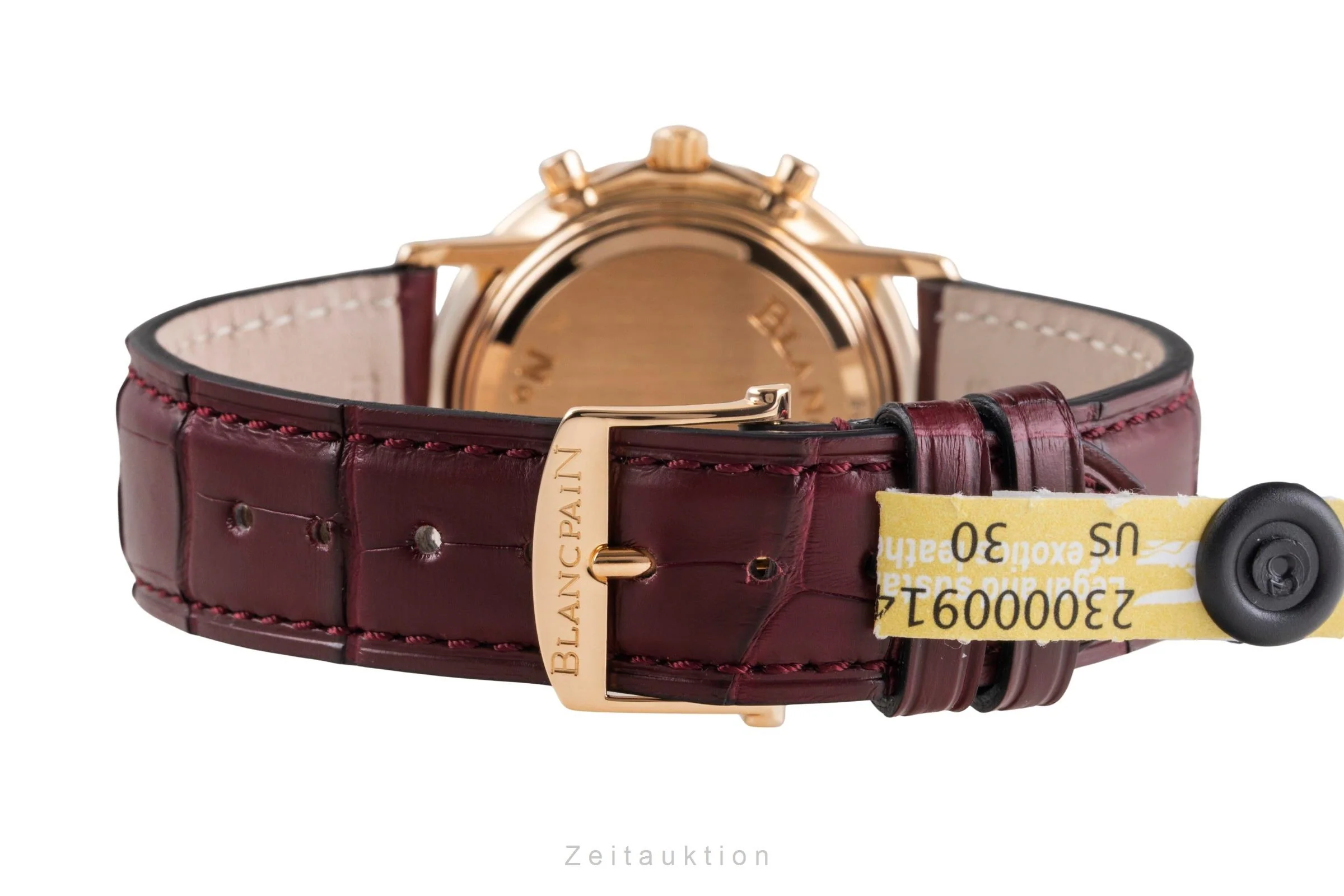 Blancpain Villeret chronograph 18 ct gold automatic men's watch 1185-1418-55  [2503934] - Image 13