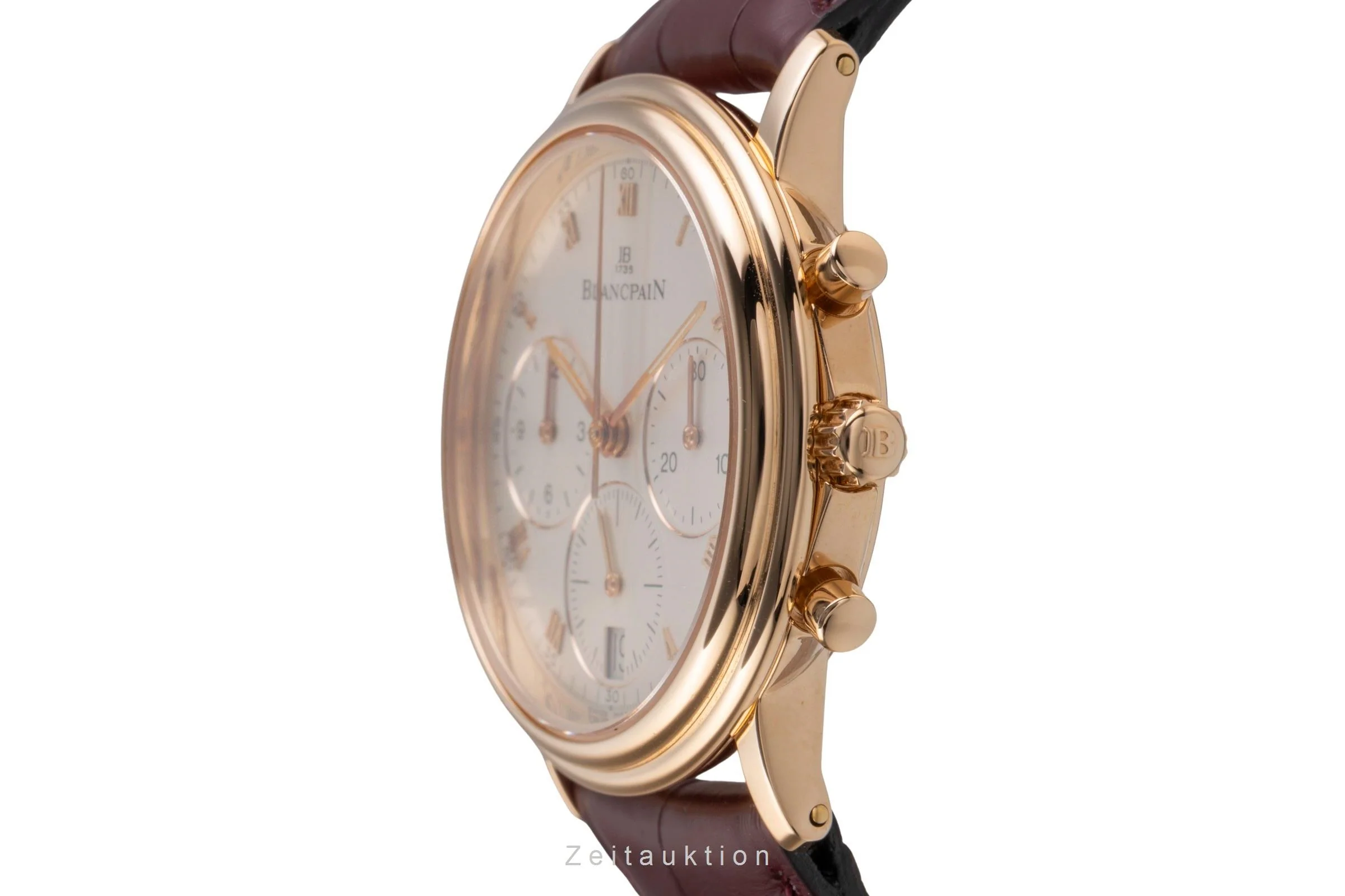 Blancpain Villeret chronograph 18 ct gold automatic men's watch 1185-1418-55  [2503934] - Image 7