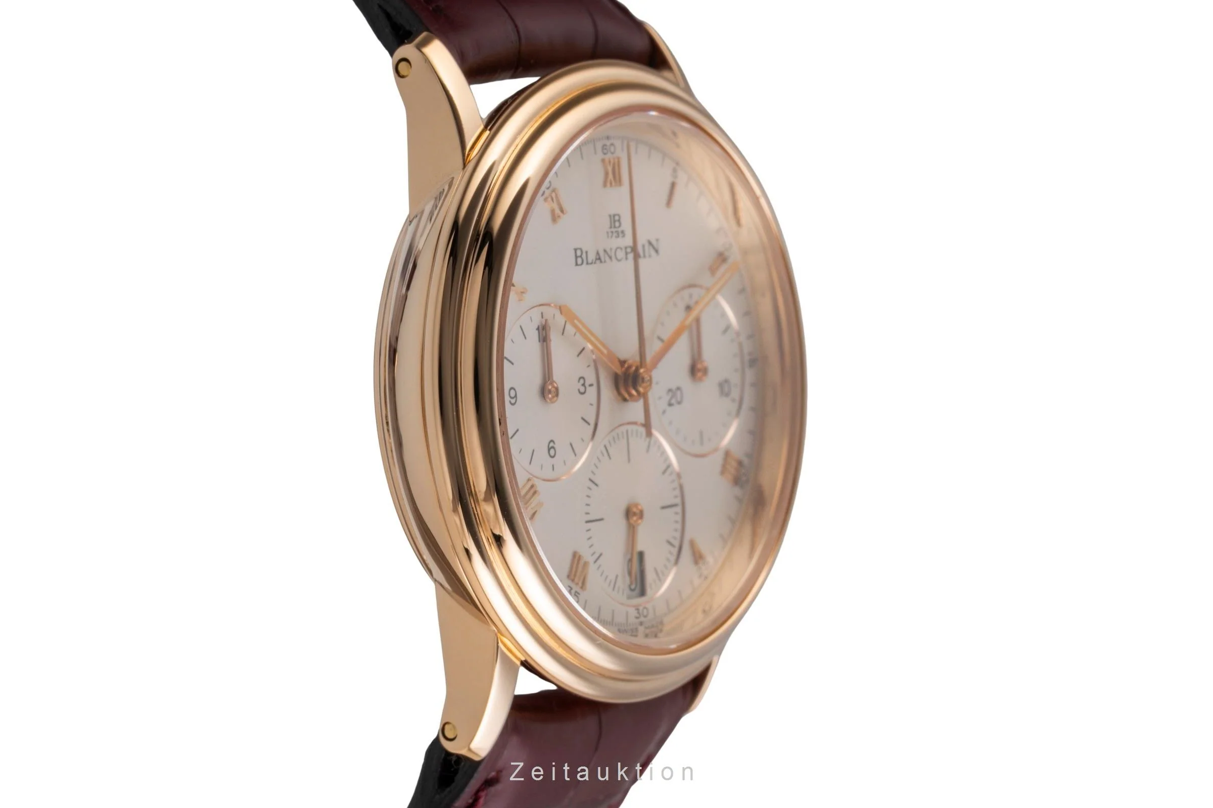 Blancpain Villeret chronograph 18 ct gold automatic men's watch 1185-1418-55  [2503934] - Image 8