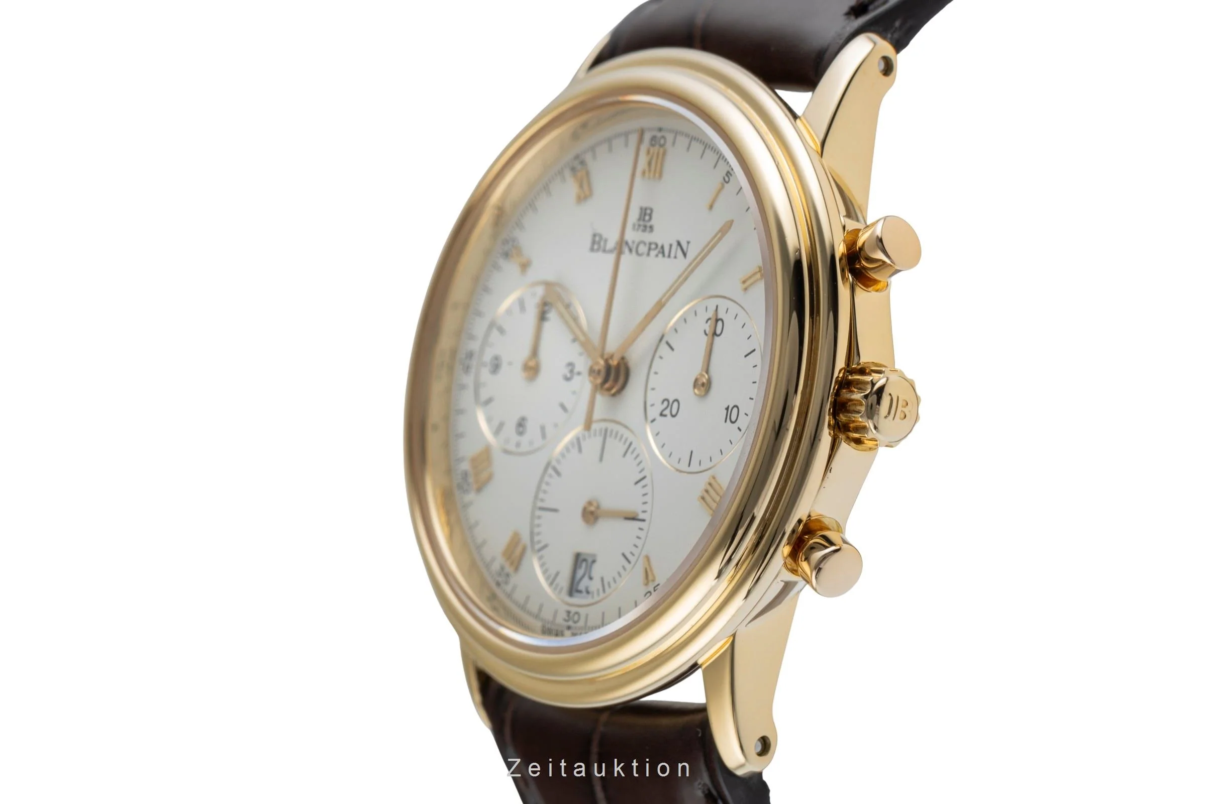 Blancpain Villeret chronograph 18 ct gold automatic men's watch 1185-9418  [2502416] - Image 7