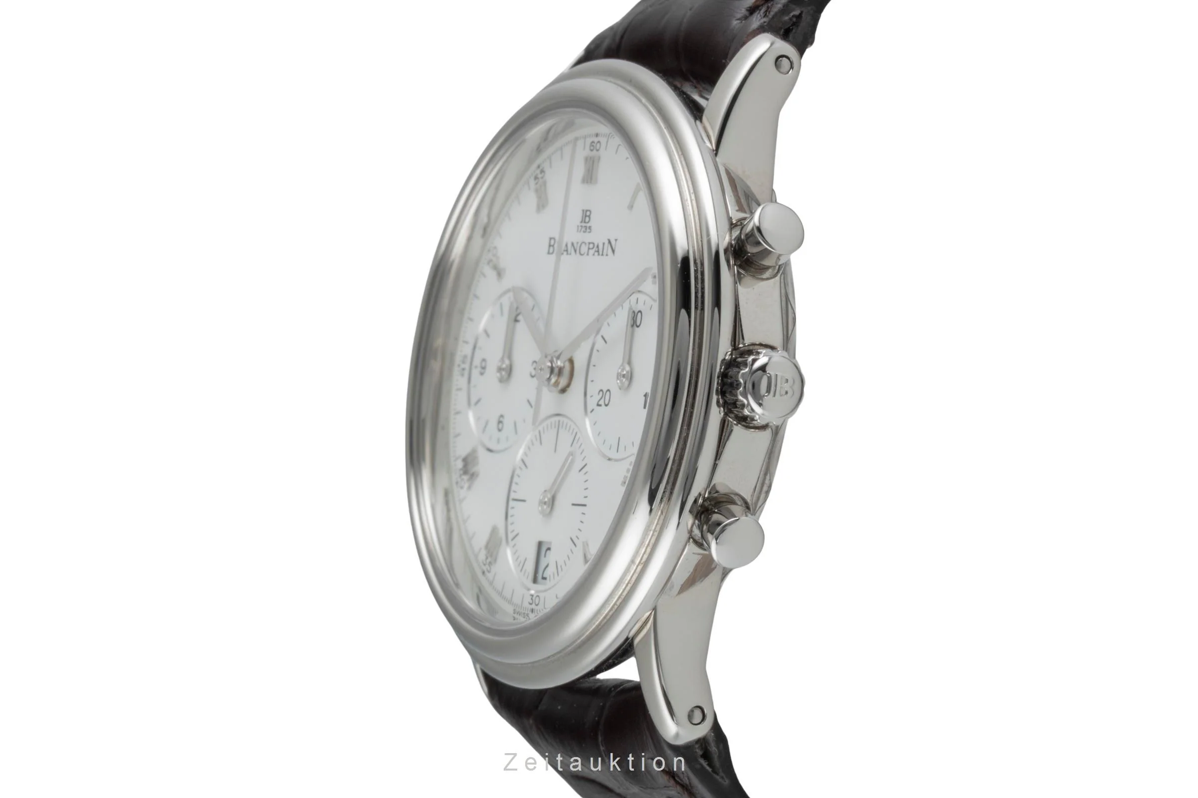Blancpain Villeret chronograph steel automatic men's watch 1185-1127  [2507401] - Image 7