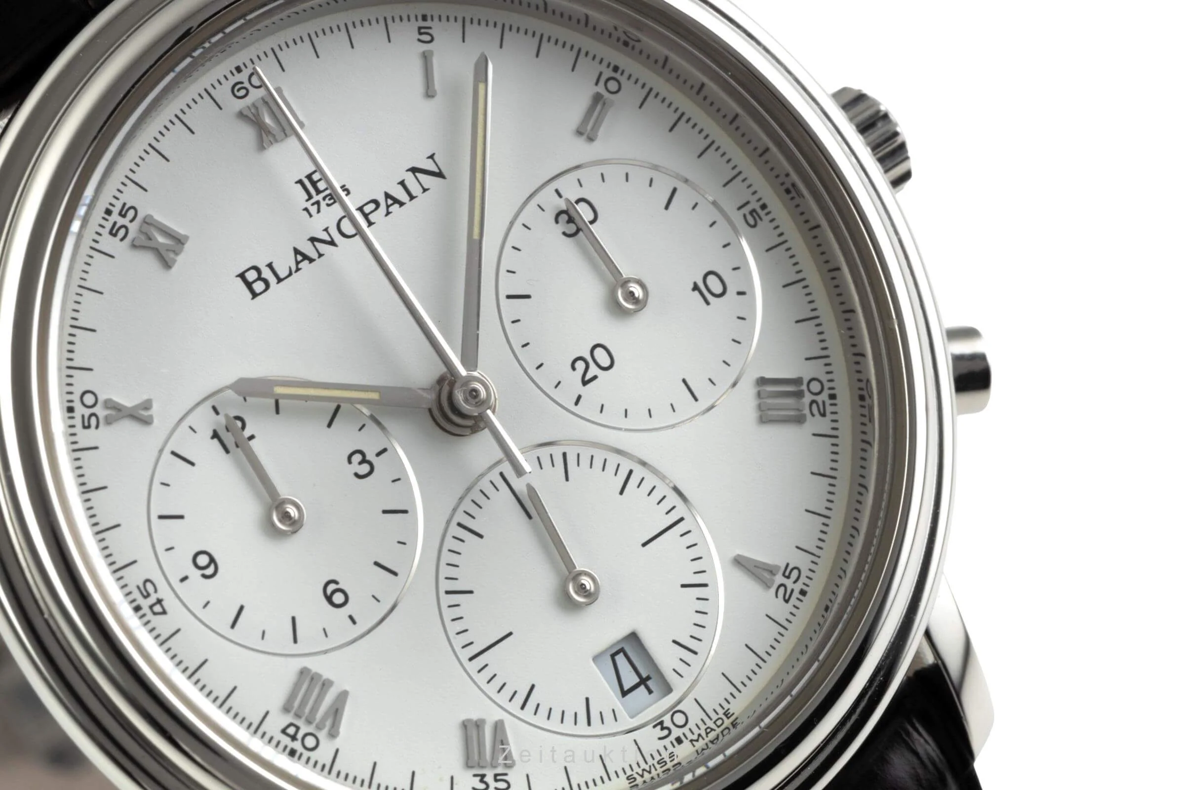 Blancpain Villeret chronograph steel automatic men's watch 1185-1127-55  [2403255] - Image 13