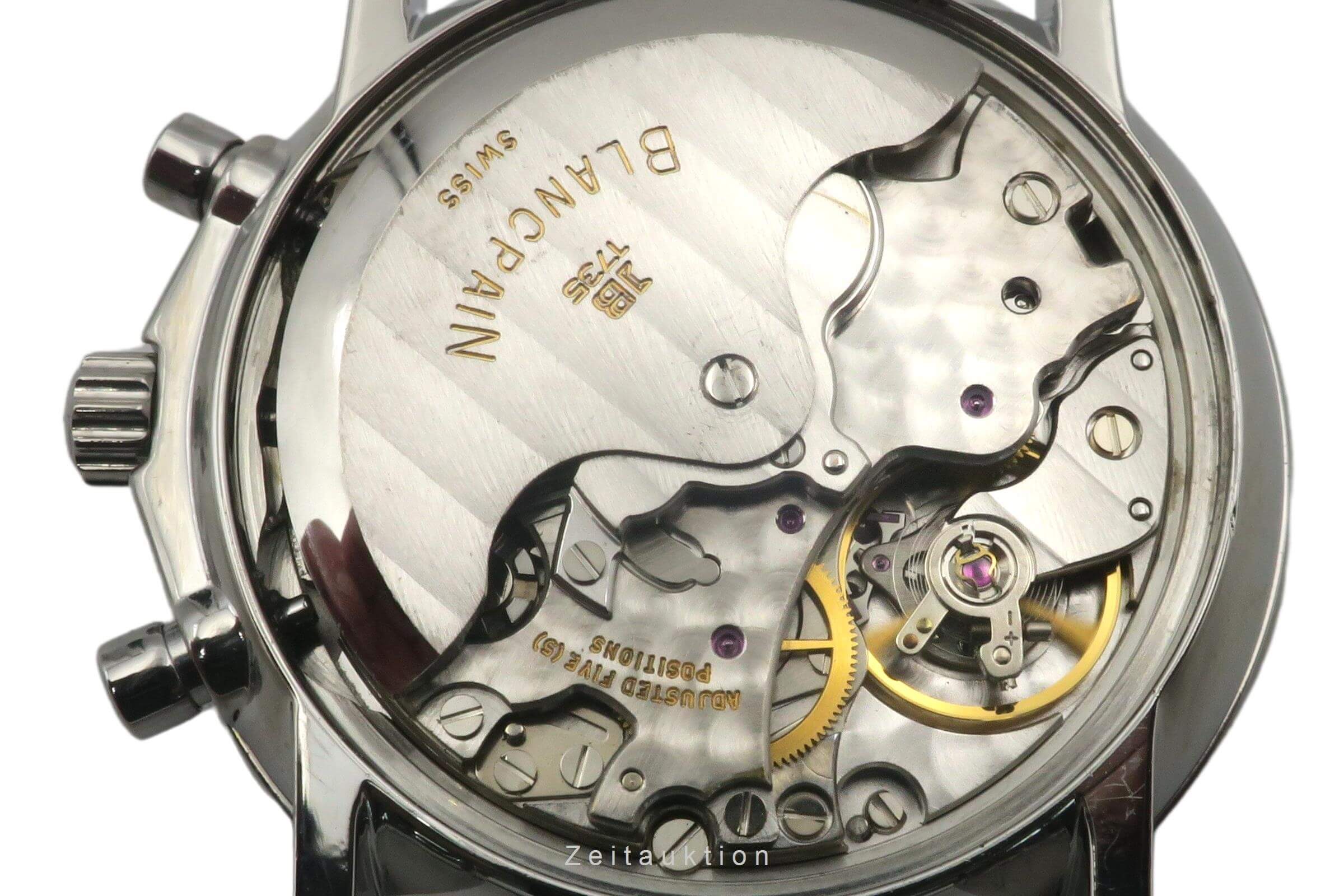 Blancpain Villeret chronograph steel automatic men's watch 1185-1127-55  [2403255] - Image 15