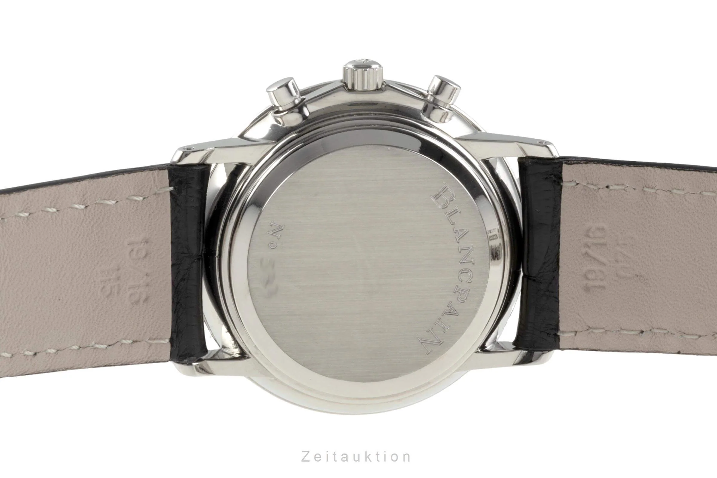 Blancpain Villeret chronograph steel automatic men's watch 1185-1127-55  [2403255] - Image 9