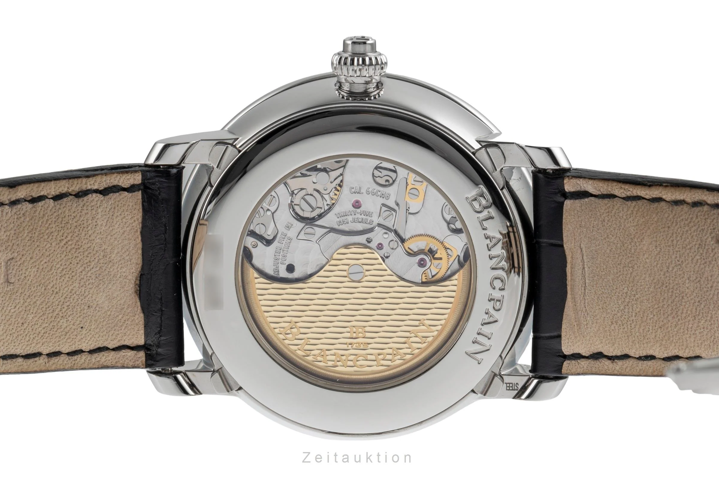 Blancpain Villeret chronograph steel automatic men's watch 6685-1127-55B  [2504527] - Image 11