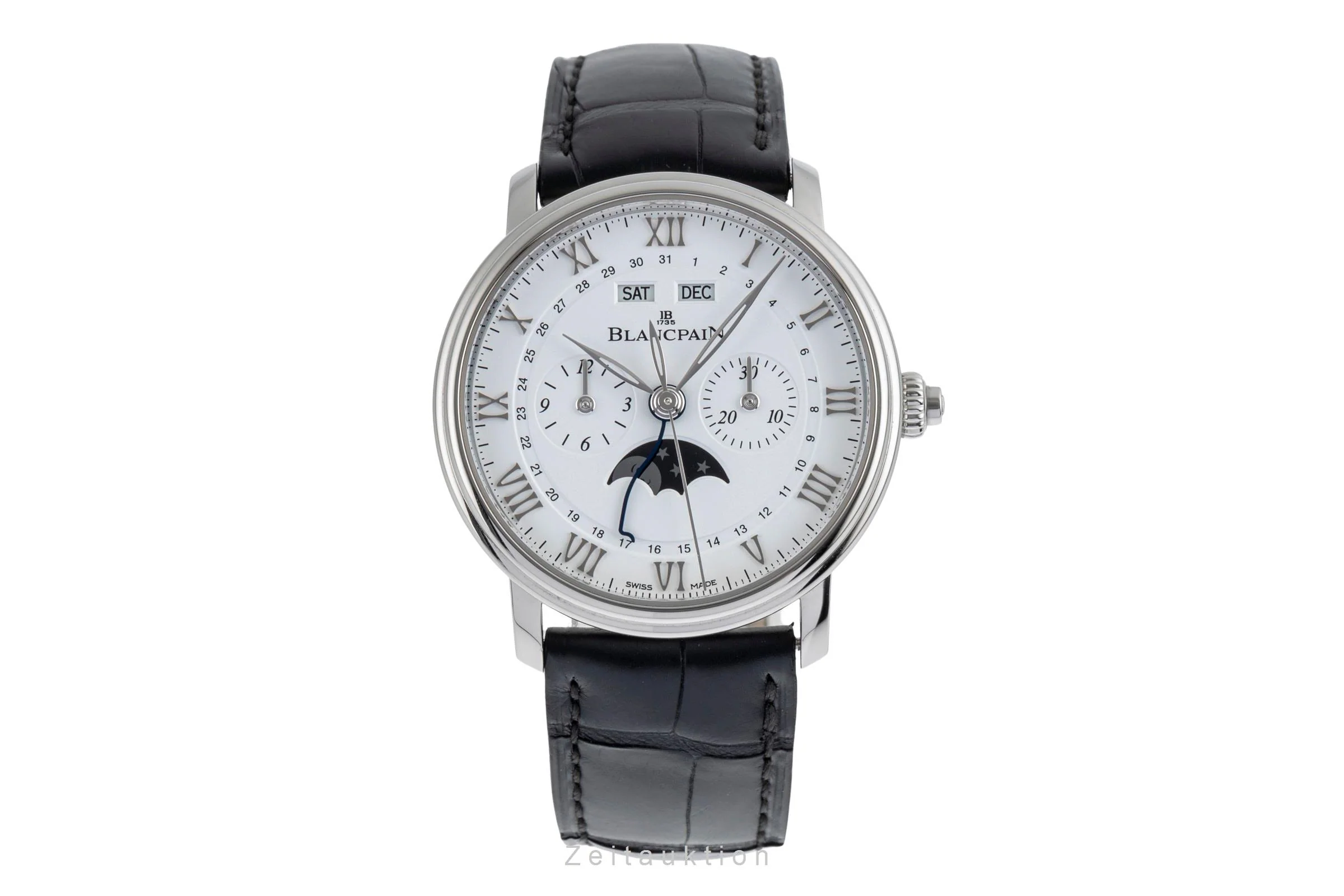 Blancpain Villeret chronograph steel automatic men's watch 6685-1127-55B  [2504527] - Image 5