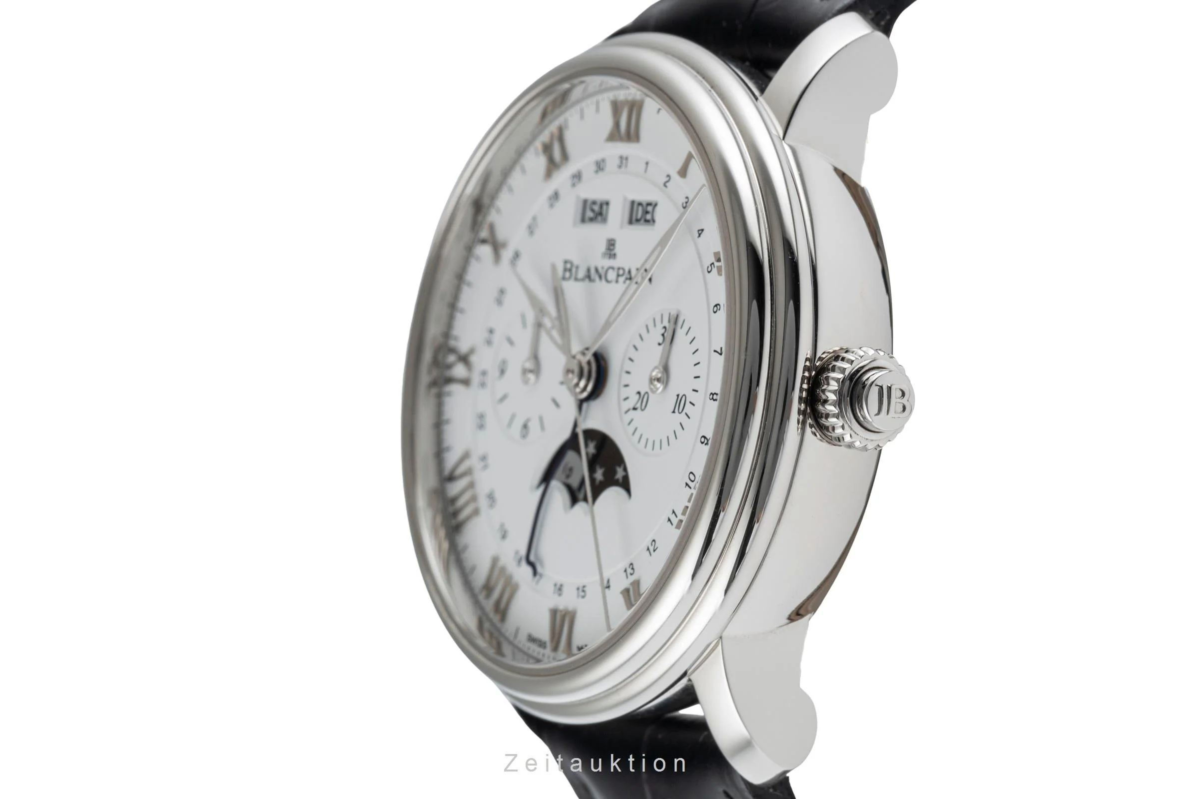 Blancpain Villeret chronograph steel automatic men's watch 6685-1127-55B  [2504527] - Image 8