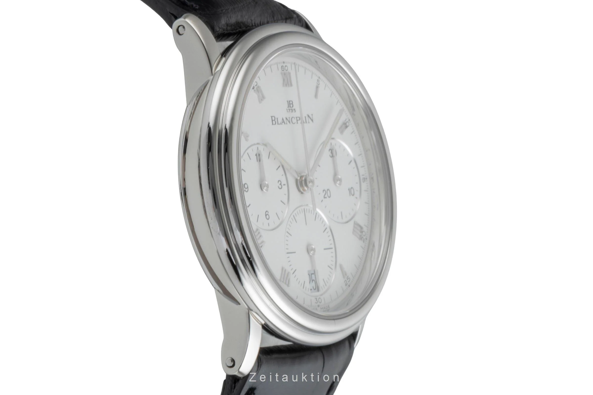 Blancpain Villeret chronograph steel manual winding men's watch 1180-1127  [2507389] - Image 8