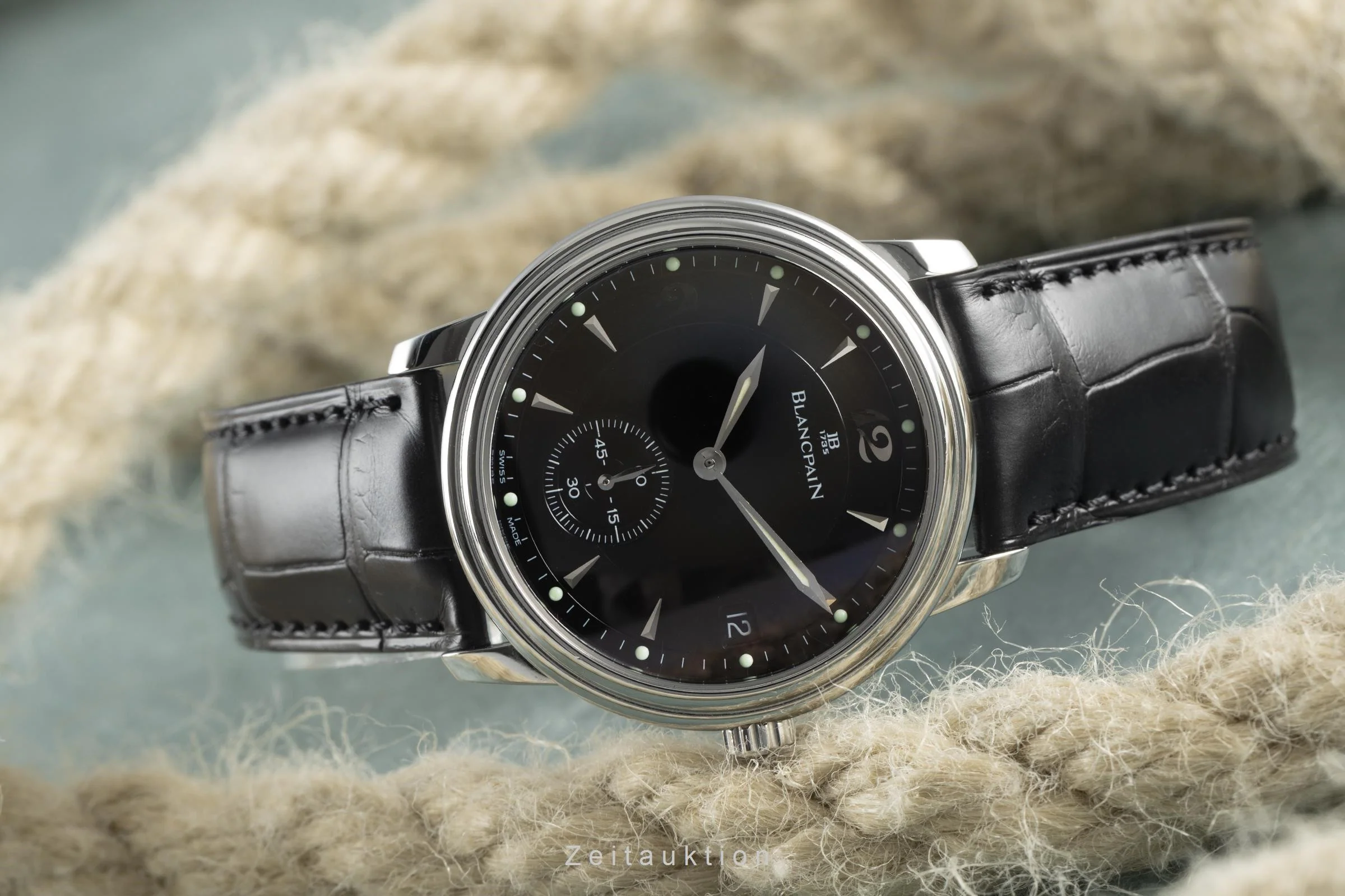 Blancpain Villeret steel automatic men's watch 1161-1130-55BDA  [2109528] - Image 2