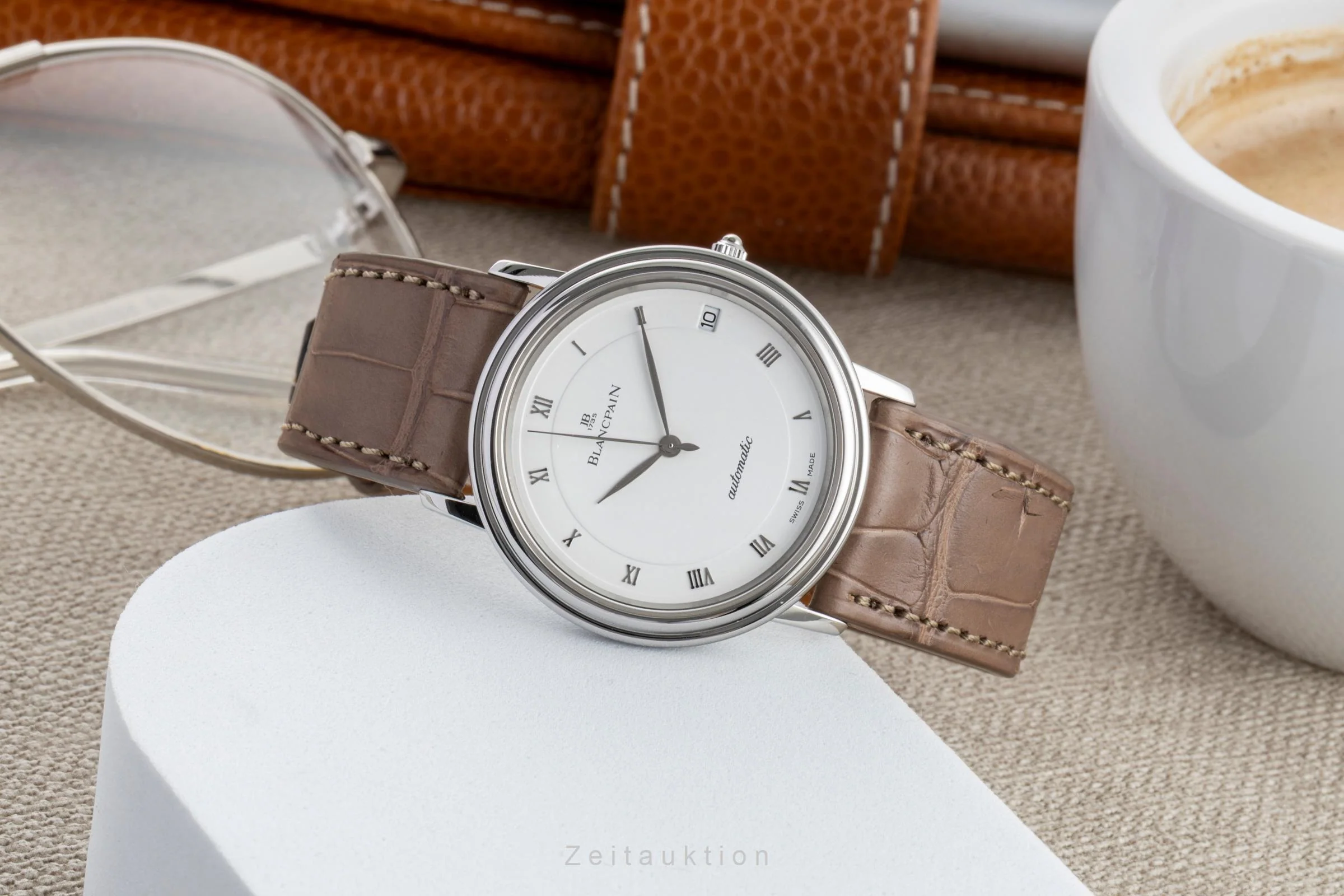 Blancpain Villeret steel automatic men's watch 1195-1127  [2600080] - Image 3