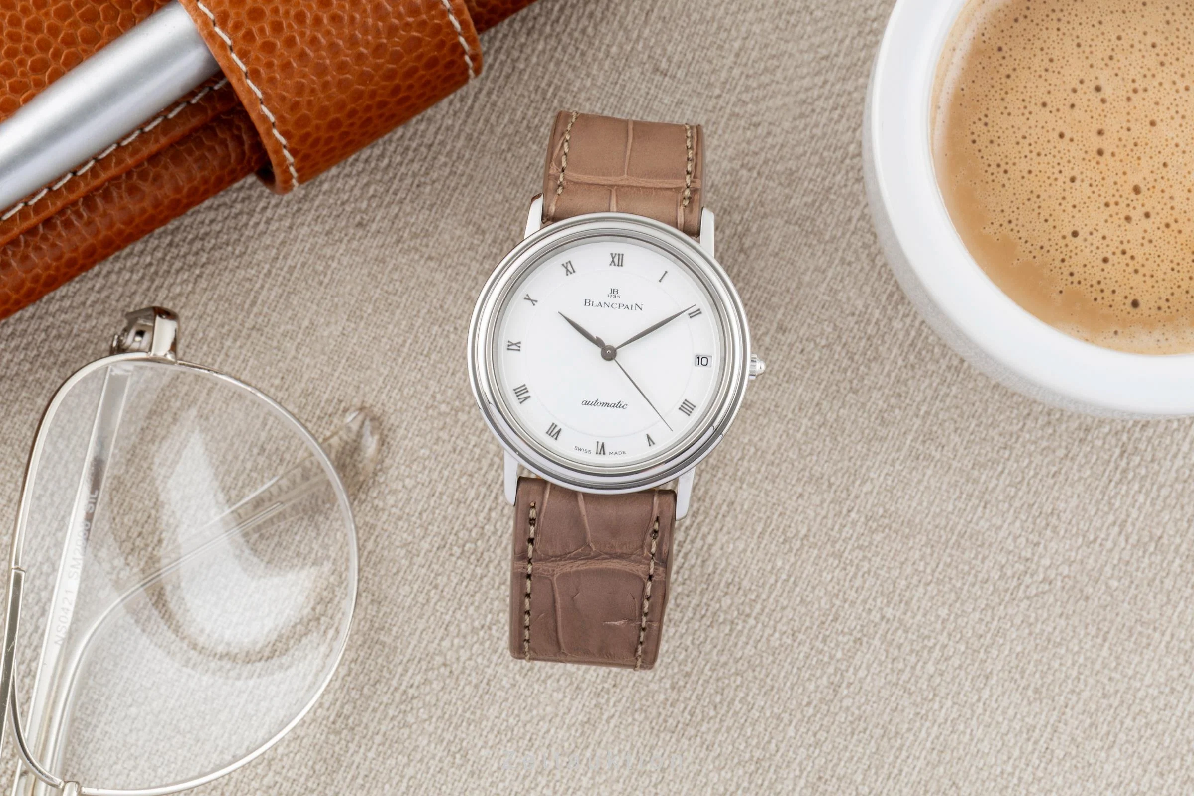 Blancpain Villeret steel automatic men's watch 1195-1127  [2600080] - Image 4