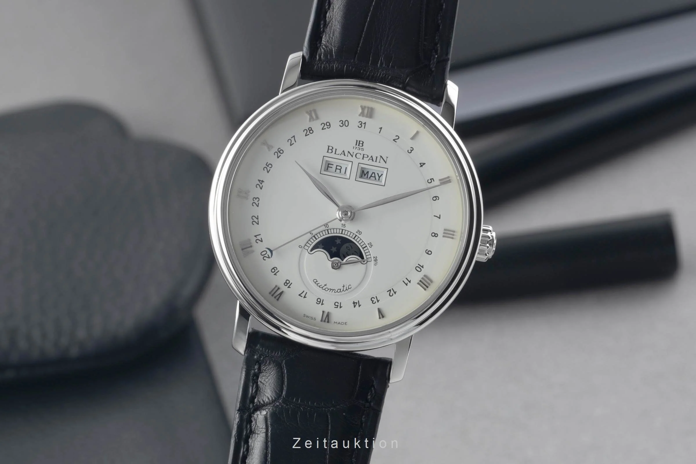 Blancpain Villeret steel automatic men's watch 6263-1127-55A LP: 15300EUR  [2501131] - Image 2