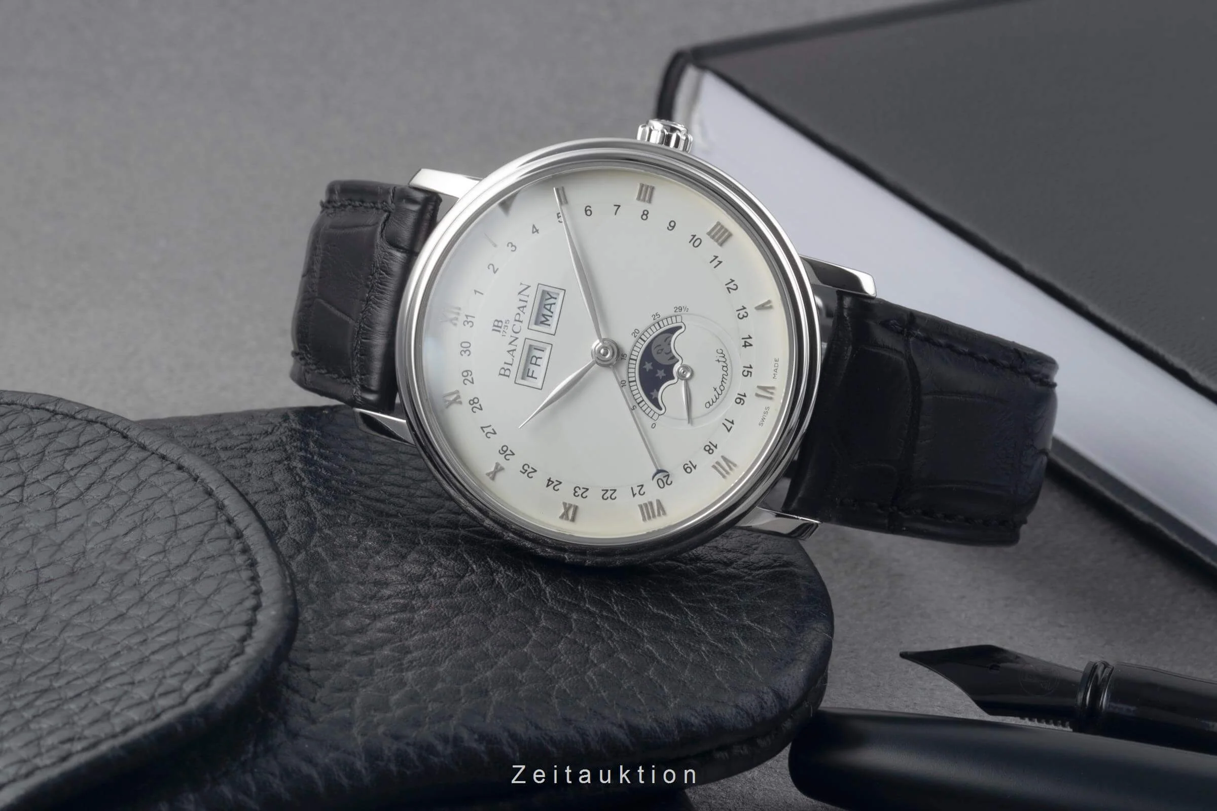 Blancpain Villeret steel automatic men's watch 6263-1127-55A LP: 15300EUR  [2501131] - Image 3