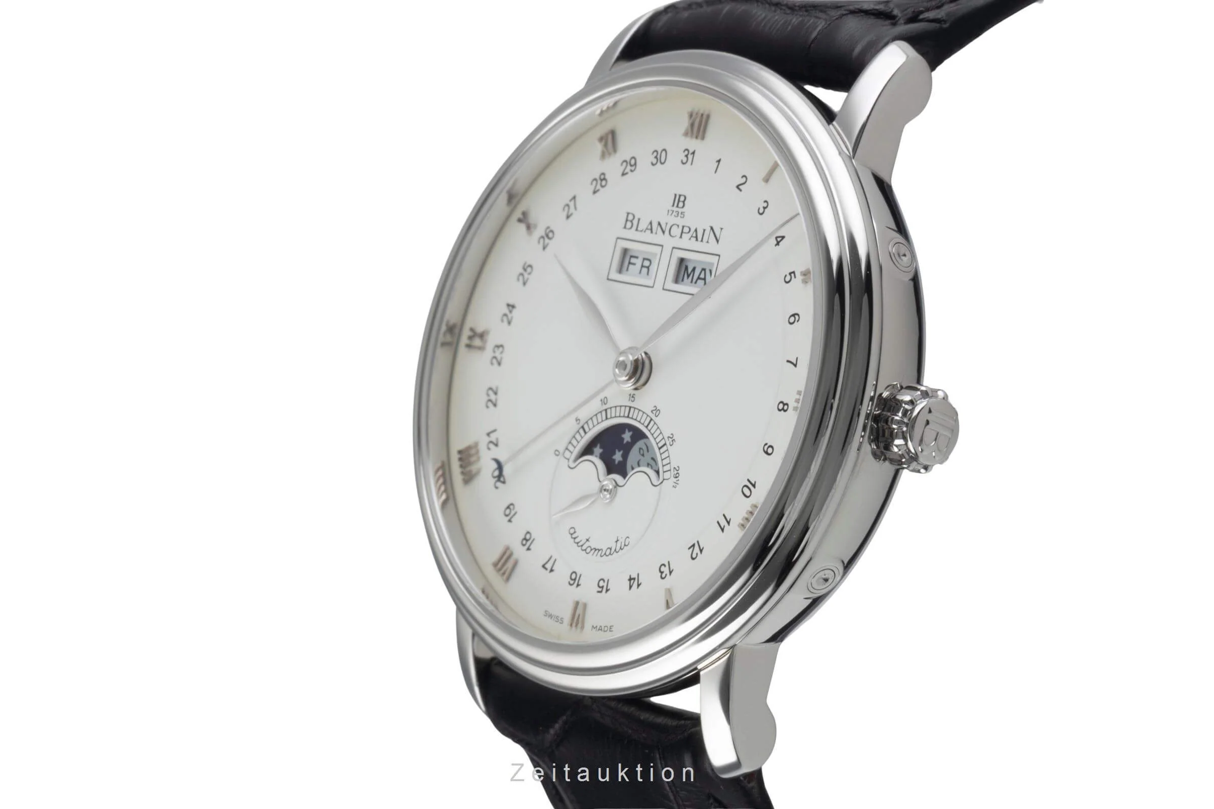 Blancpain Villeret steel automatic men's watch 6263-1127-55A LP: 15300EUR  [2501131] - Image 7